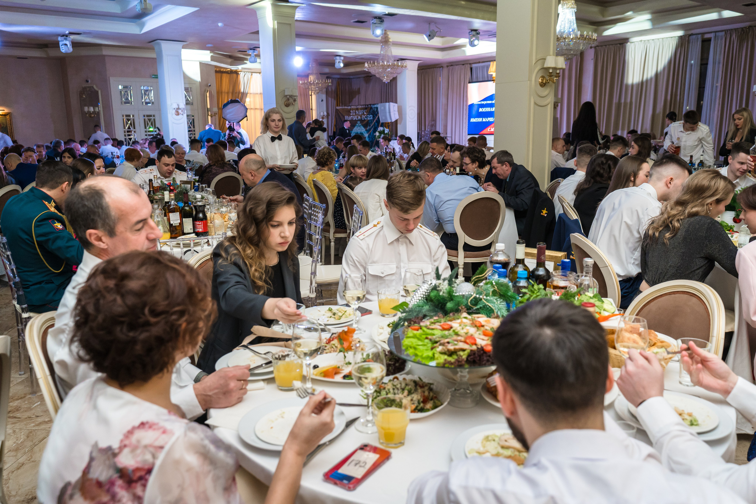 Фотосъемка выпуска военной академии и вручение дипломов