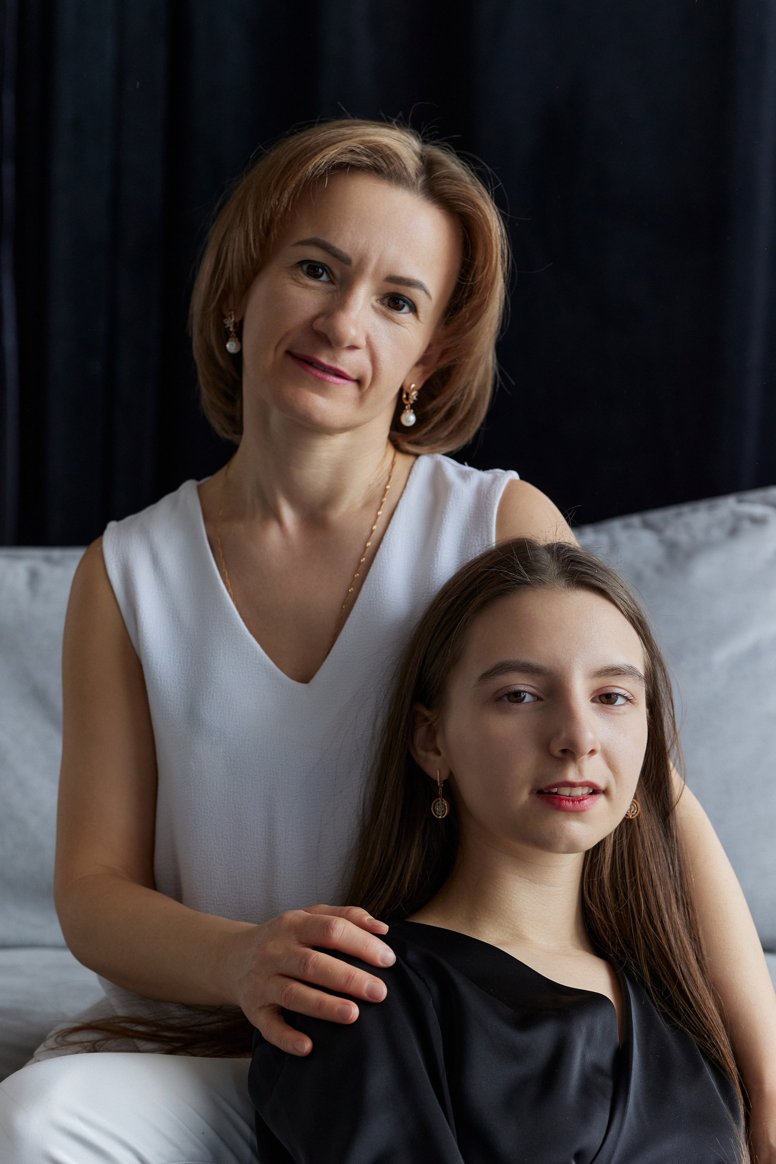 Настя и мама Елена