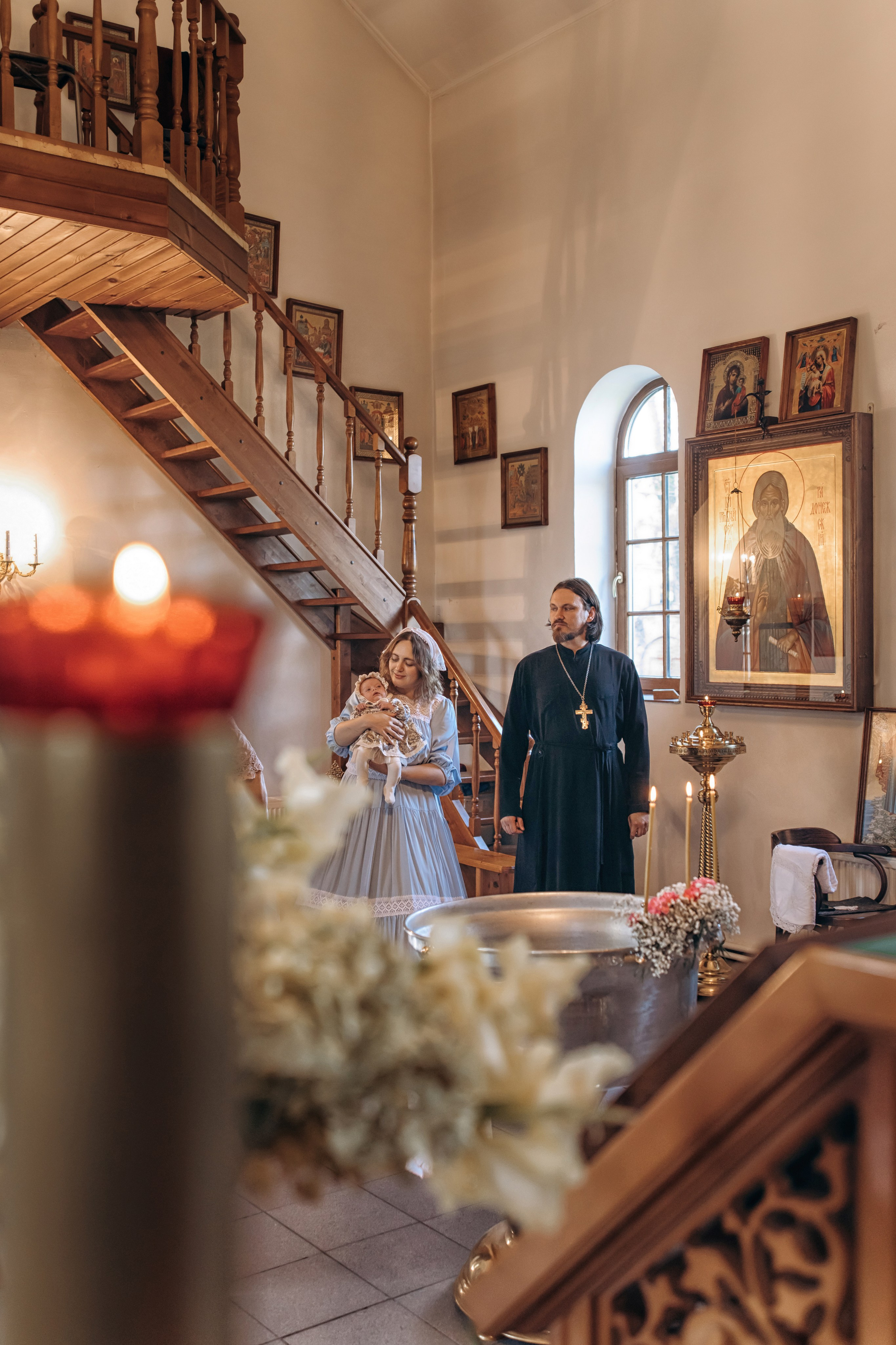 Крещение Василисы. Фотограф на крещении и венчании Елена Плинер, Псков и Псковская область