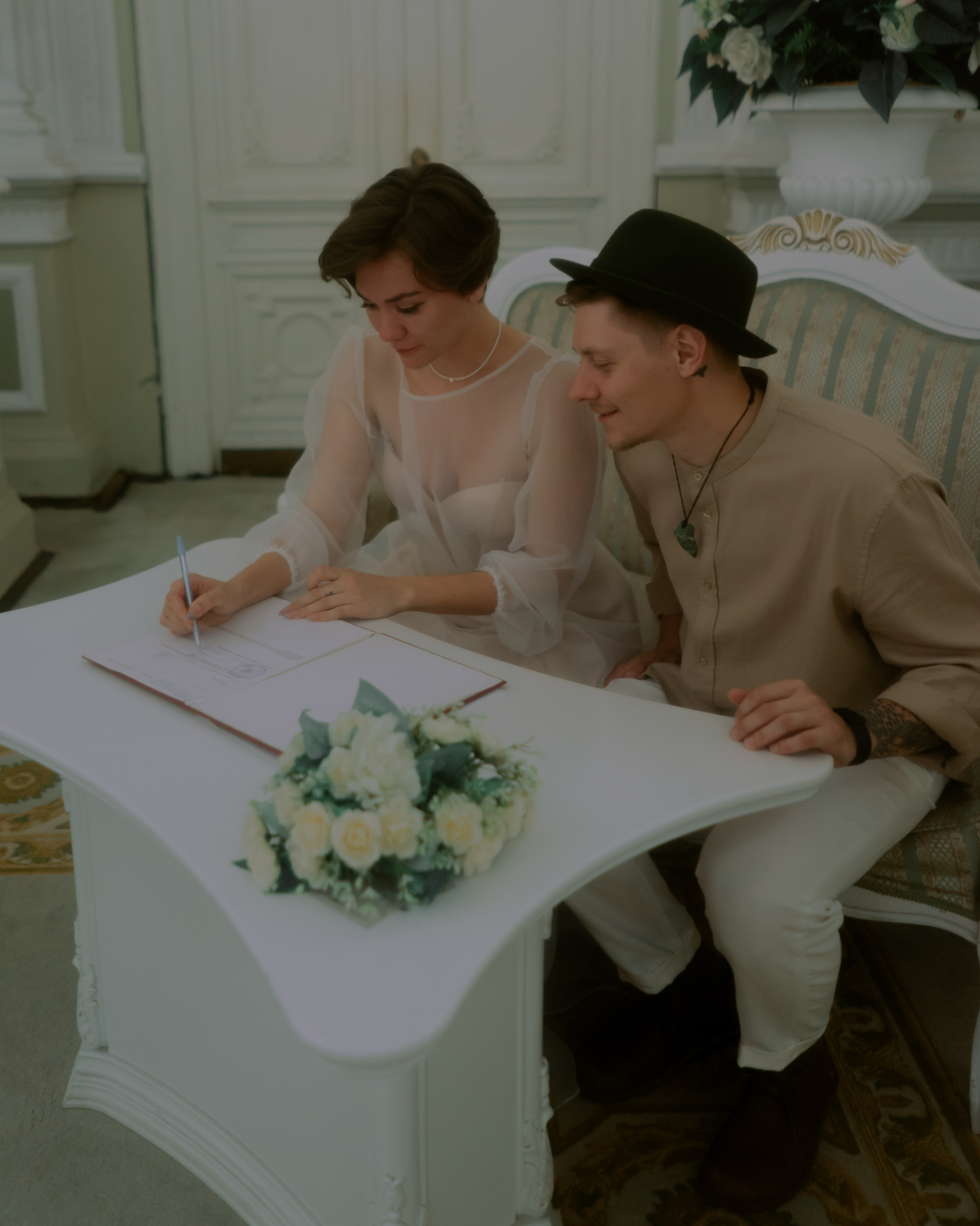 Свадебная нуарная фотосессия в Петербурге. Свадебный фотограф в Санкт-Петербурге Миша Репина