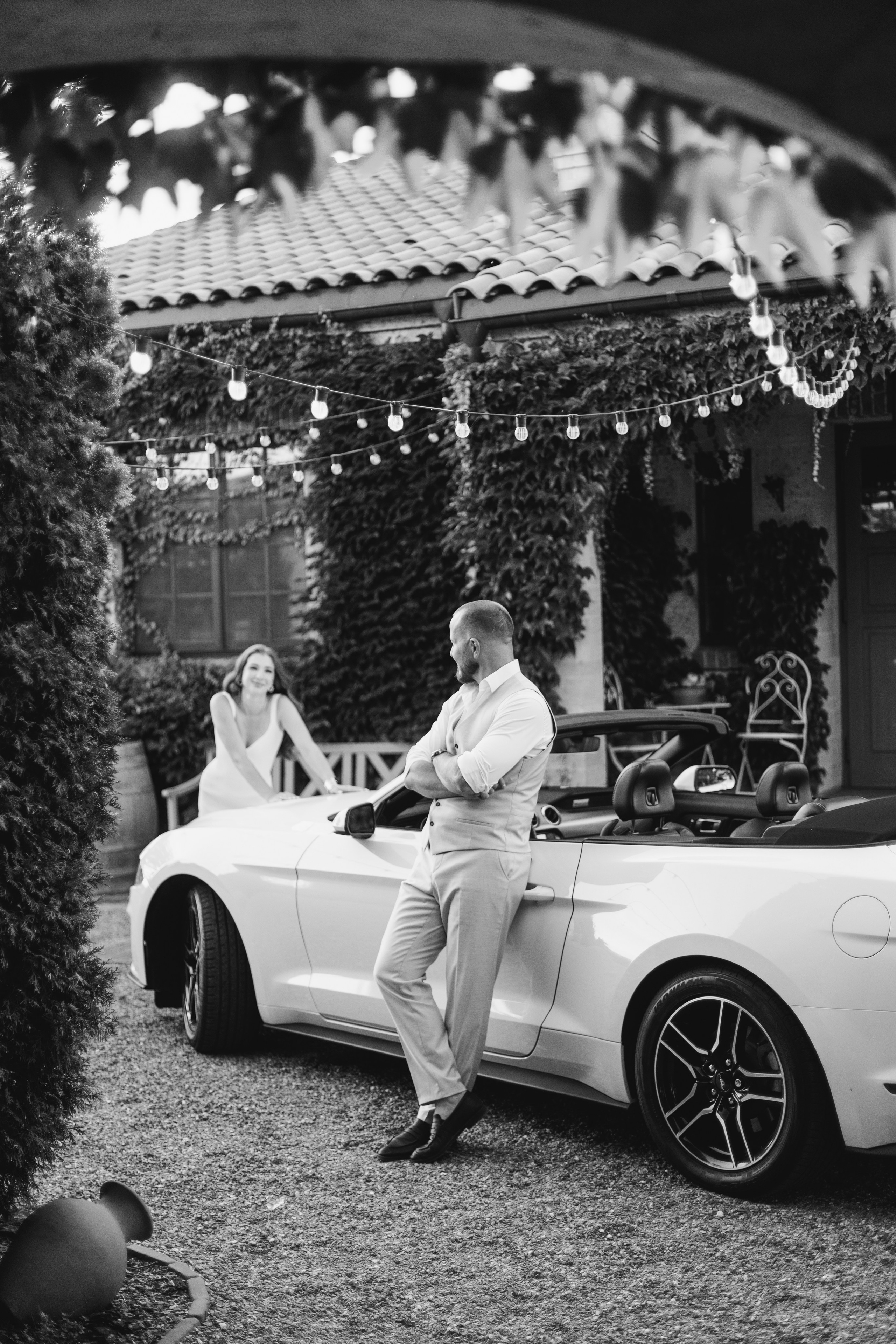 Фотосессия с кабриолетом в городе Ростове для Сергея и Августины