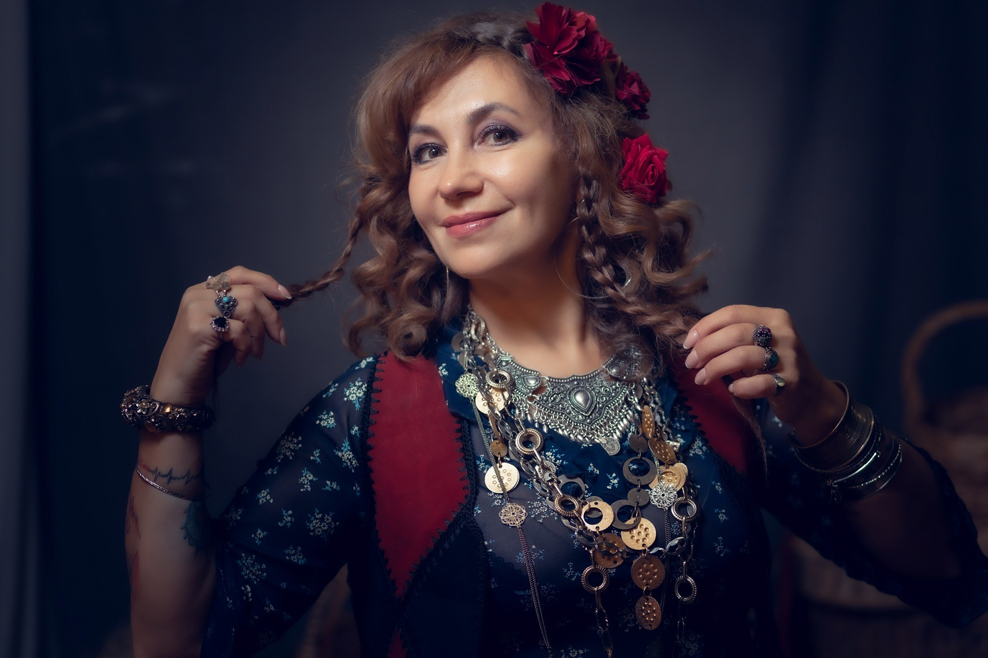 Образ цыганки. Свадебный и репортажный фотограф в Москве и Московской области