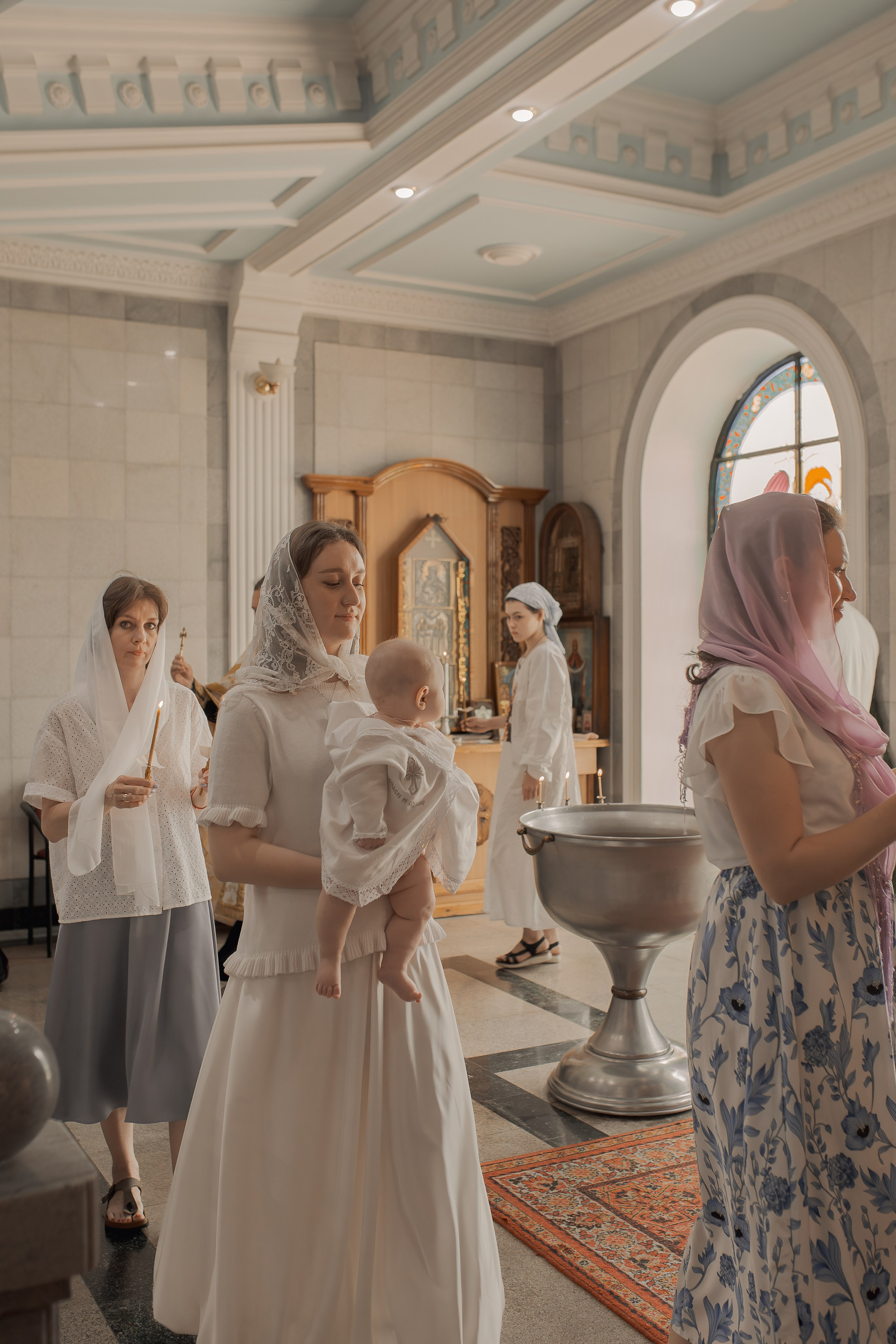 Крещение Валерии. Фотограф на Крещение и Венчание в Ташкенте