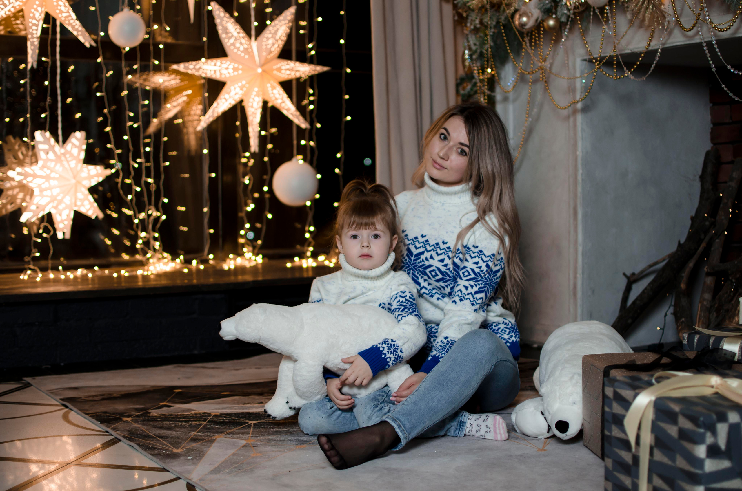 Новогодняя фотосессия Екатерины и ее дочки. Свадебный и семейный фотограф в Хабаровске Оксана Новикова