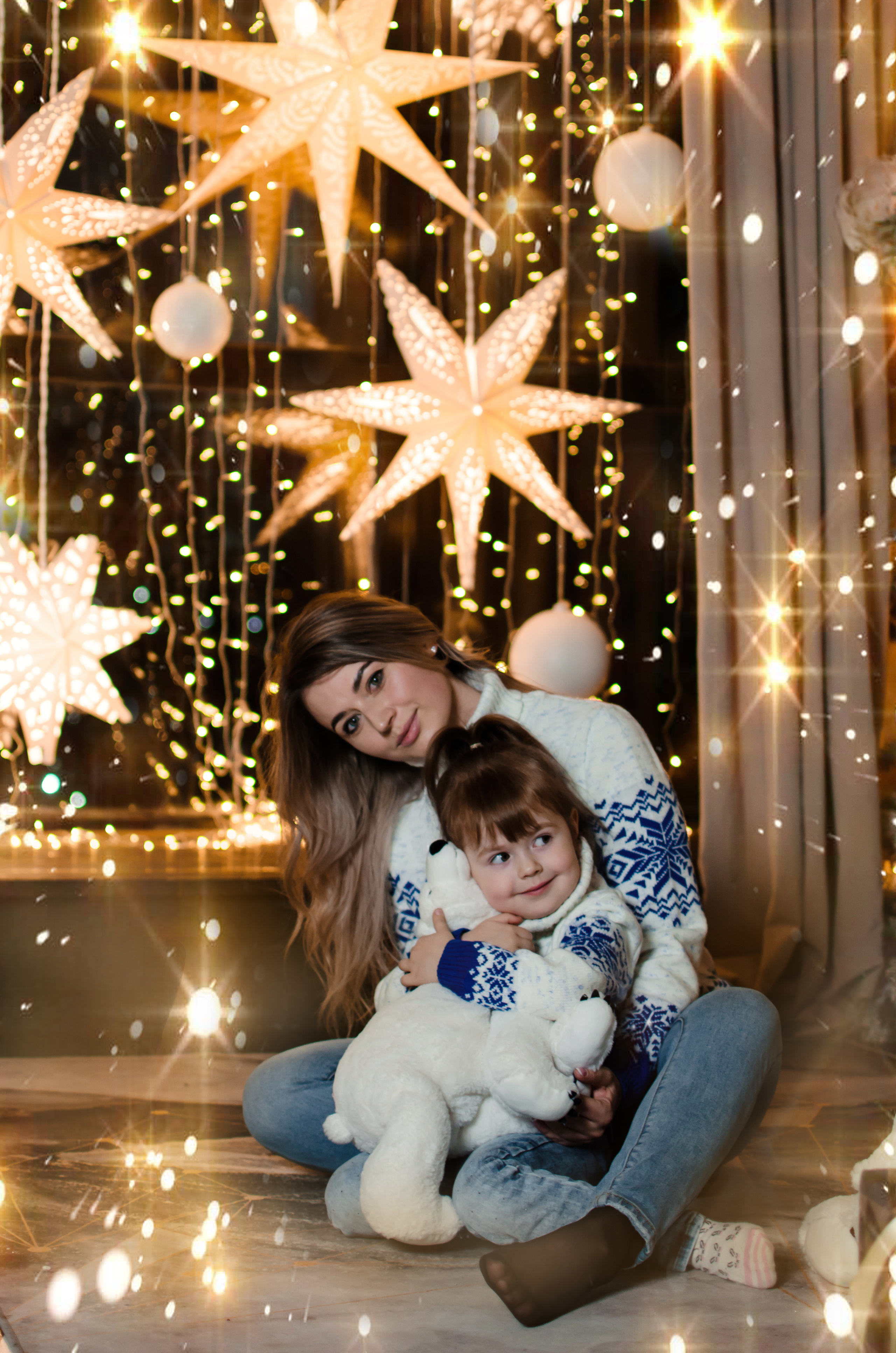 Новогодняя фотосессия Екатерины и ее дочки. Свадебный и семейный фотограф в Хабаровске Оксана Новикова