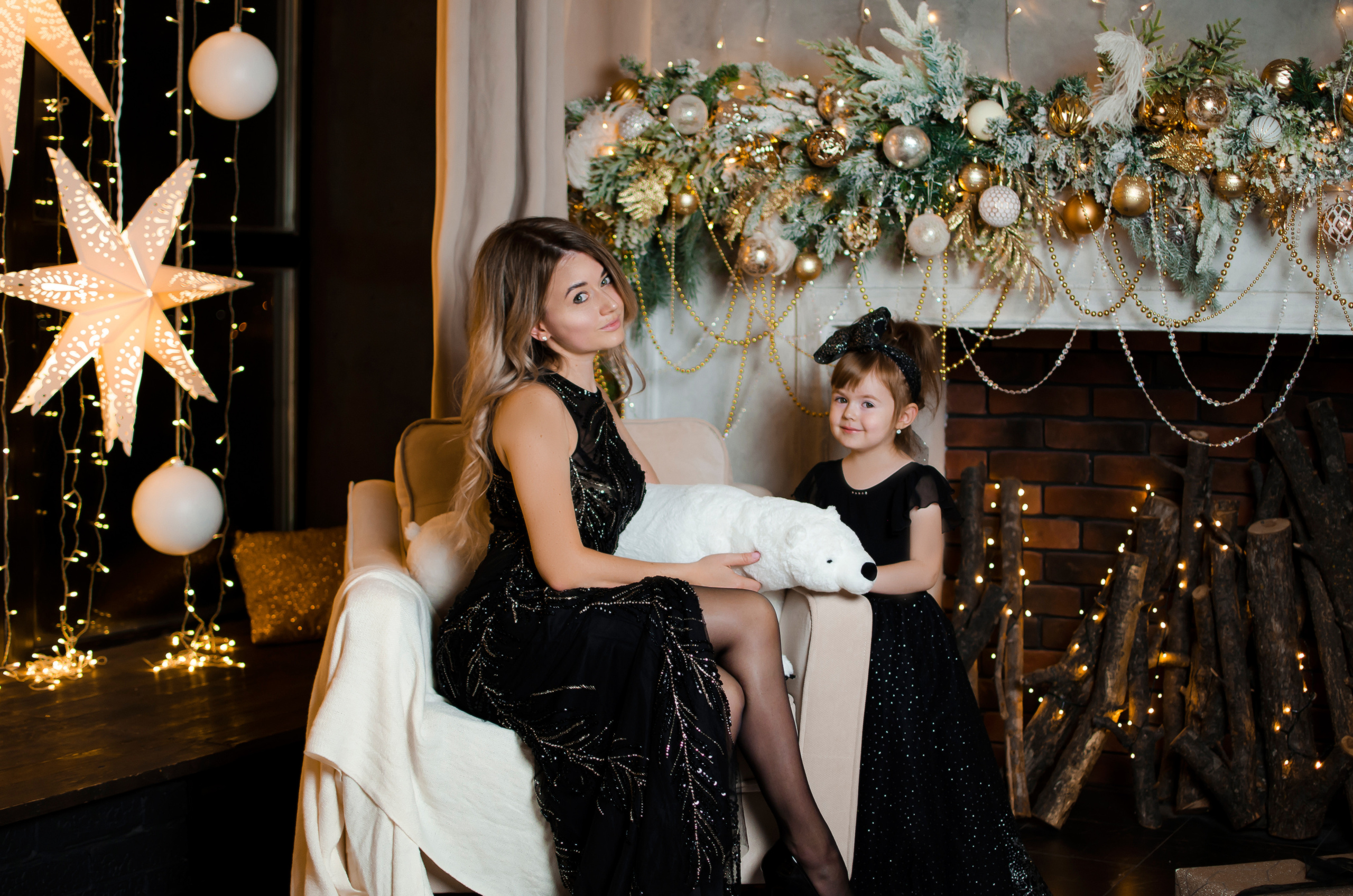 Новогодняя фотосессия Екатерины и ее дочки. Свадебный и семейный фотограф в Хабаровске Оксана Новикова