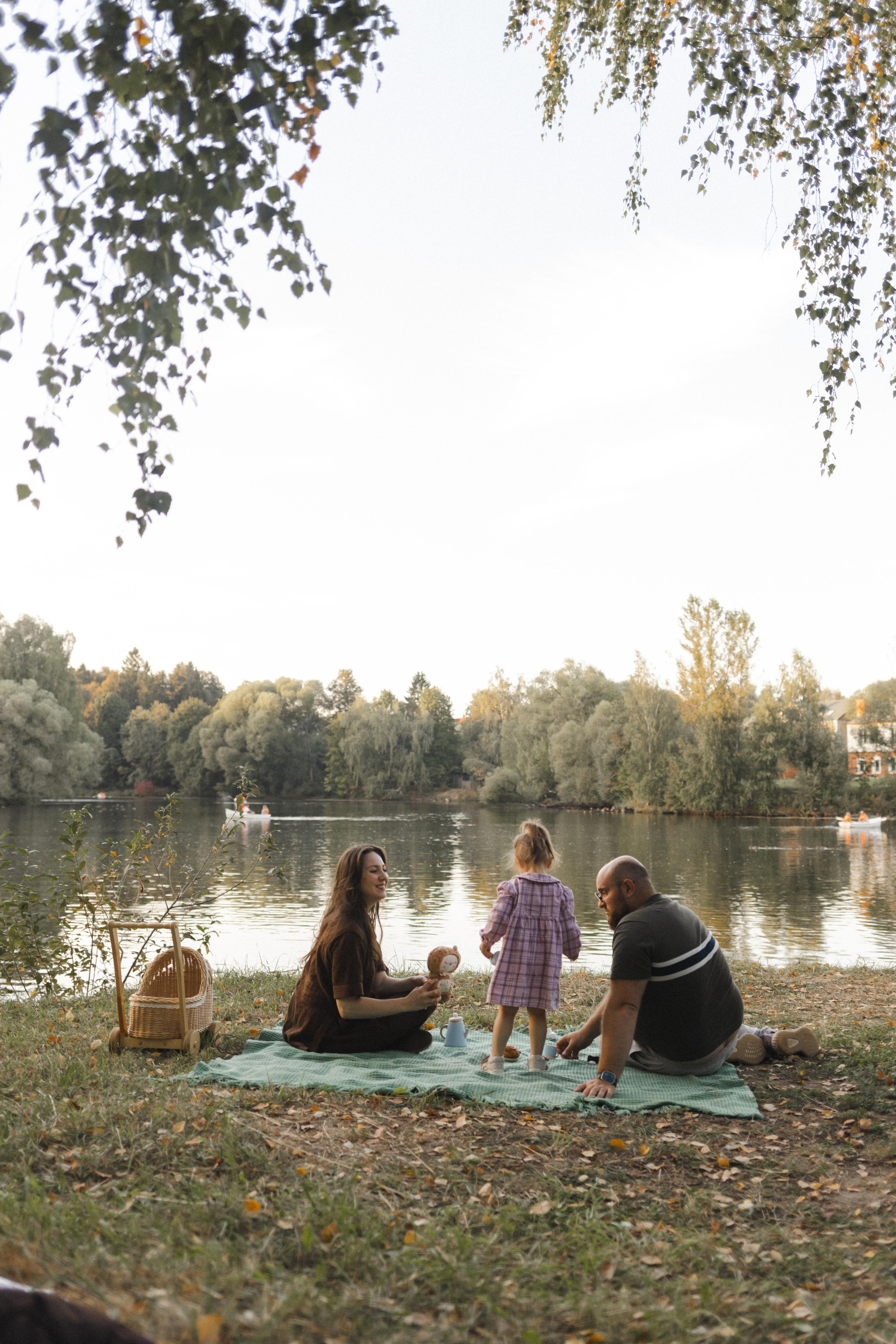 Кирилл, Галя и Бэлла. Семейный фотограф в Москве