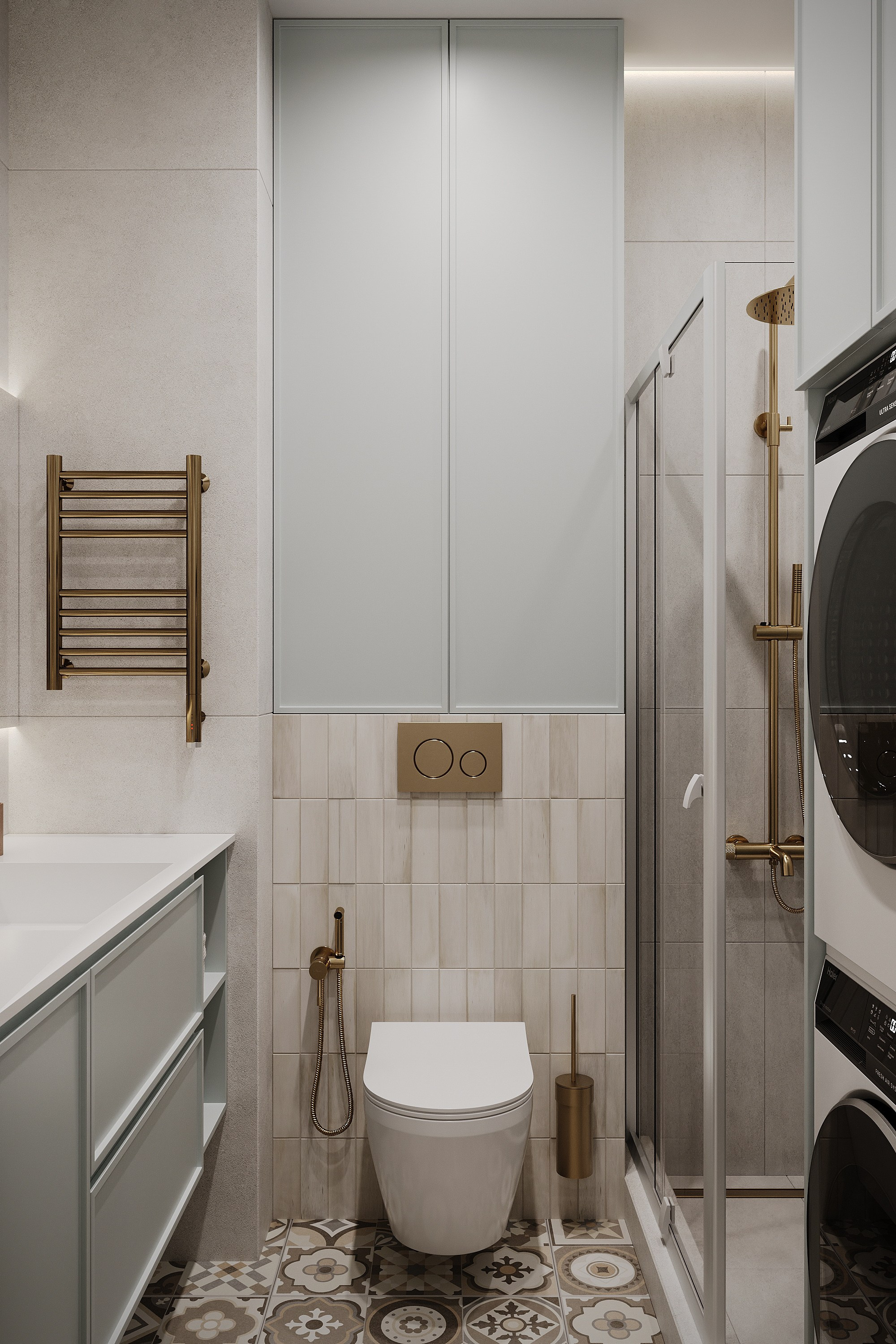 ЖК Петровский парк II — 70 м². КОМНАТА АИСТА дизайн-бюро | AIST ROOM design bureau