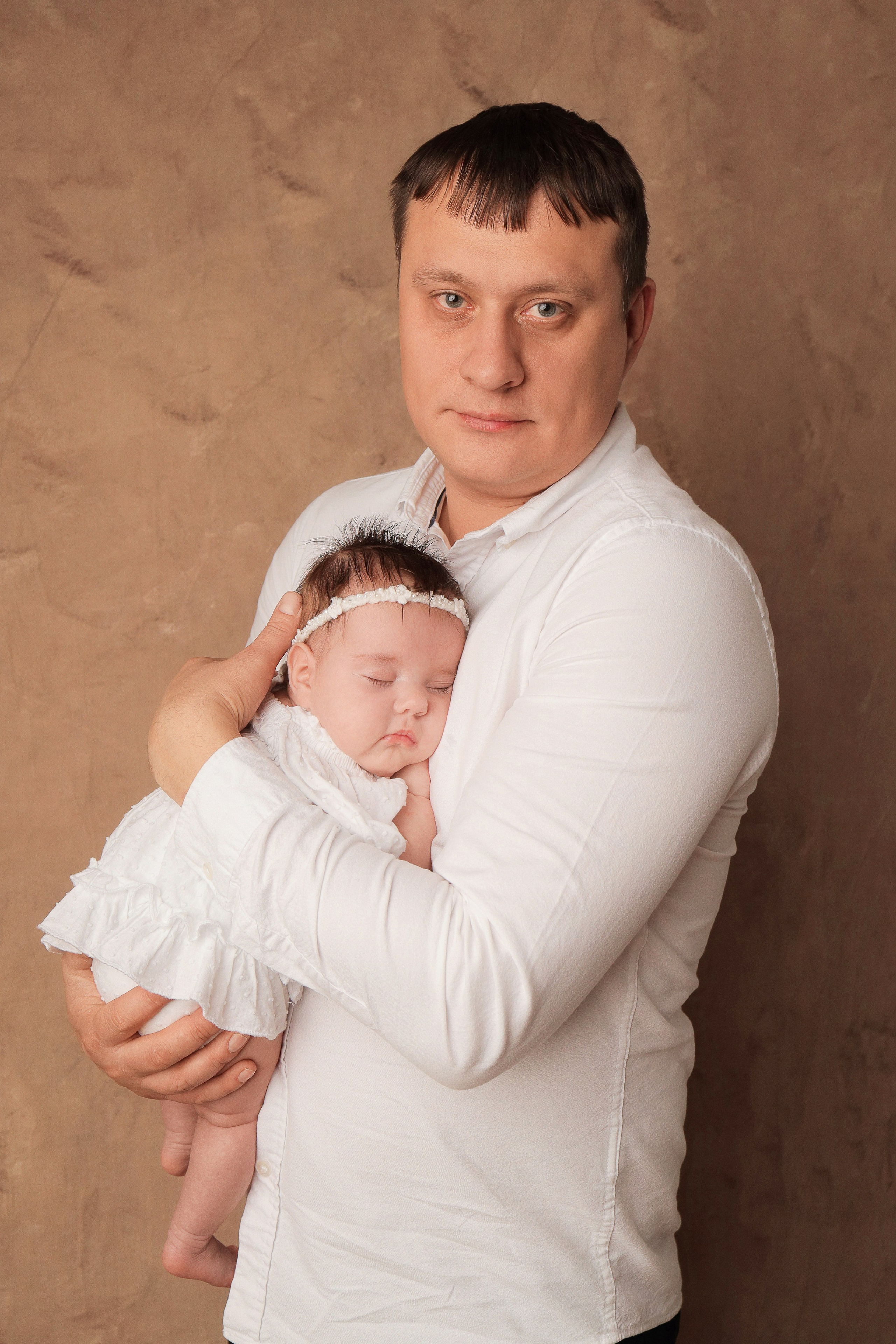 Дариночка, 1 месяц. Фотограф новорожденных в Новокузнецке Анна Горошникова