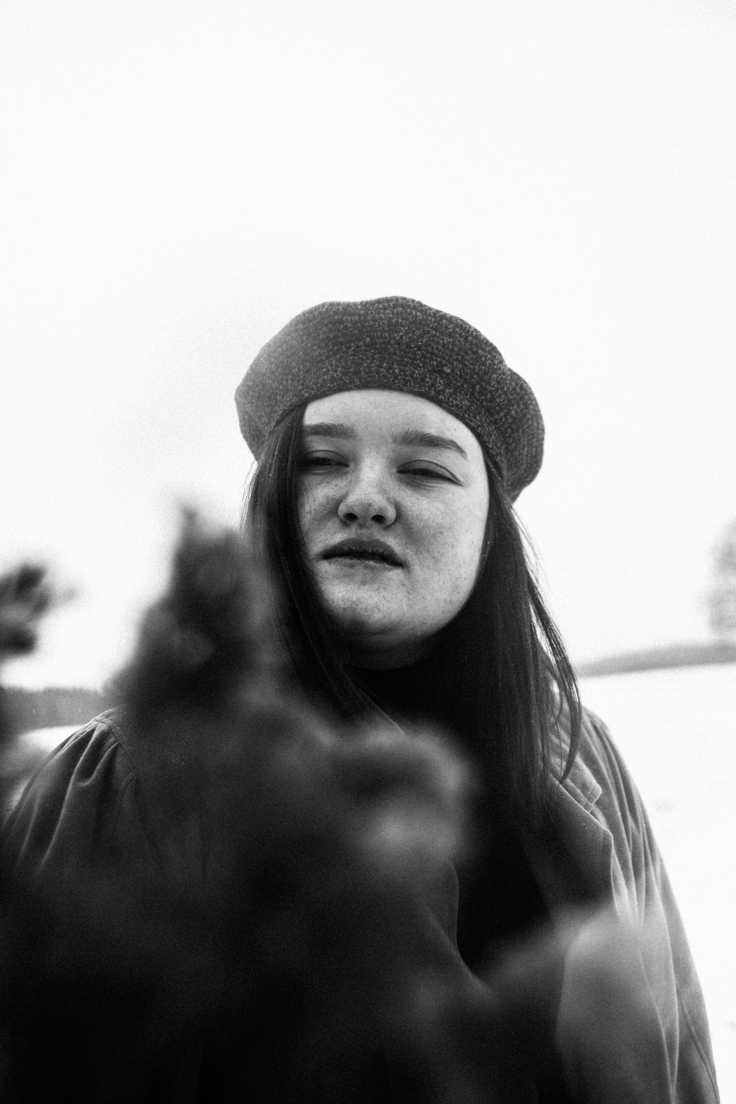 Олеся. Зимнее поле. Фотограф в Нижнем Новгороде