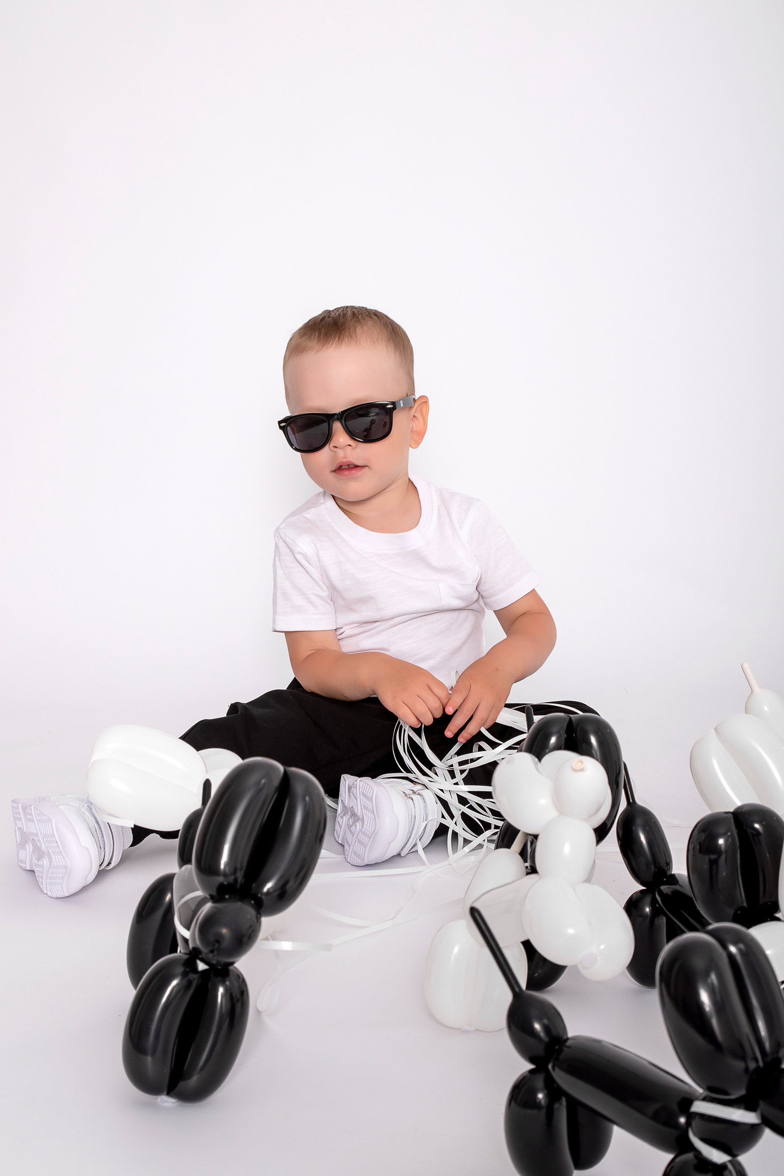 Фотосессия с воздушными шариками для Саши. Фотограф Наталья Жильцова