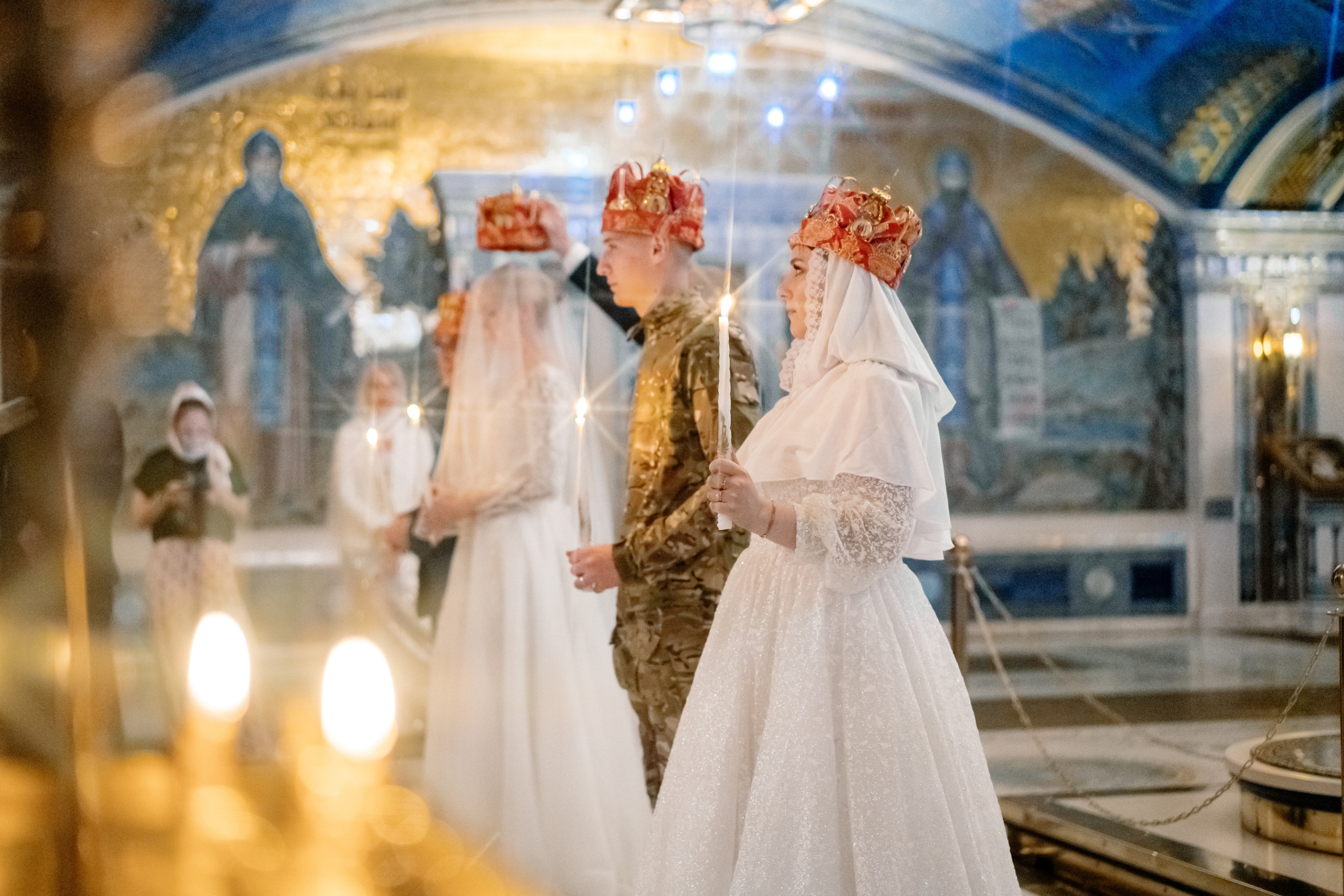 Венчание в Главном храме вооруженных сил (Патриот). Семейный фотограф Одинцово Москва Наталия Черенкова