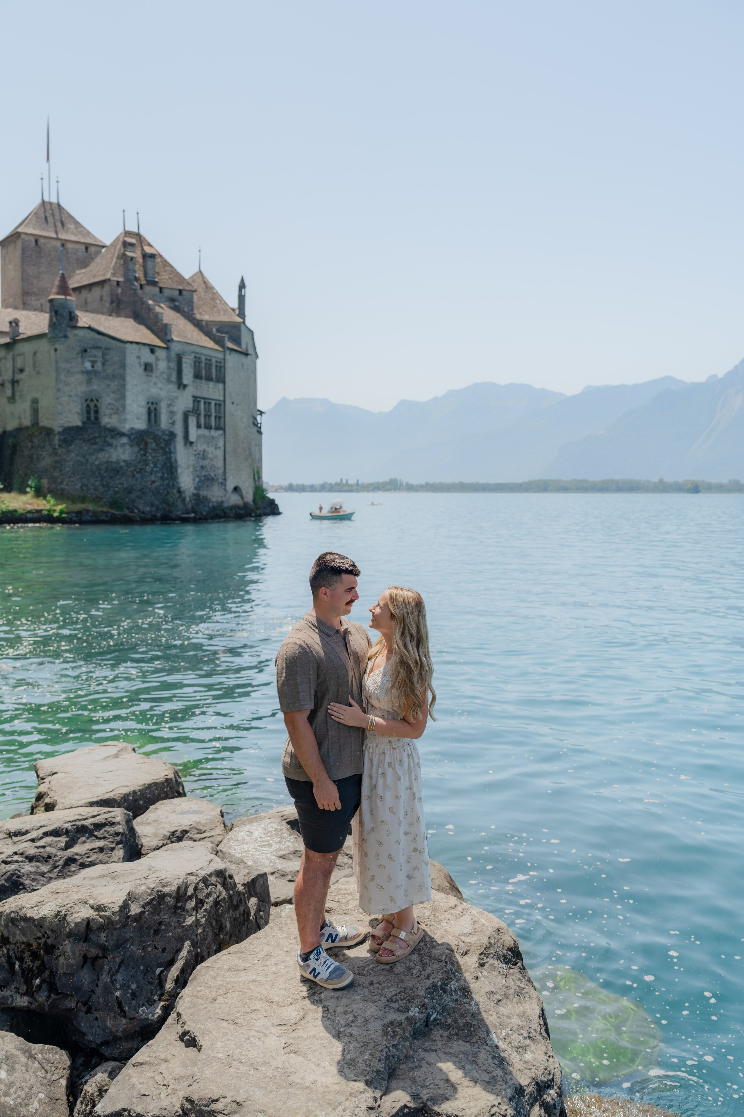 Brooklyn & Dakota | Proposal Montreux. Профессиональный свадебный фотограф в Женеве и Швейцарии | Таня Вовчецкая