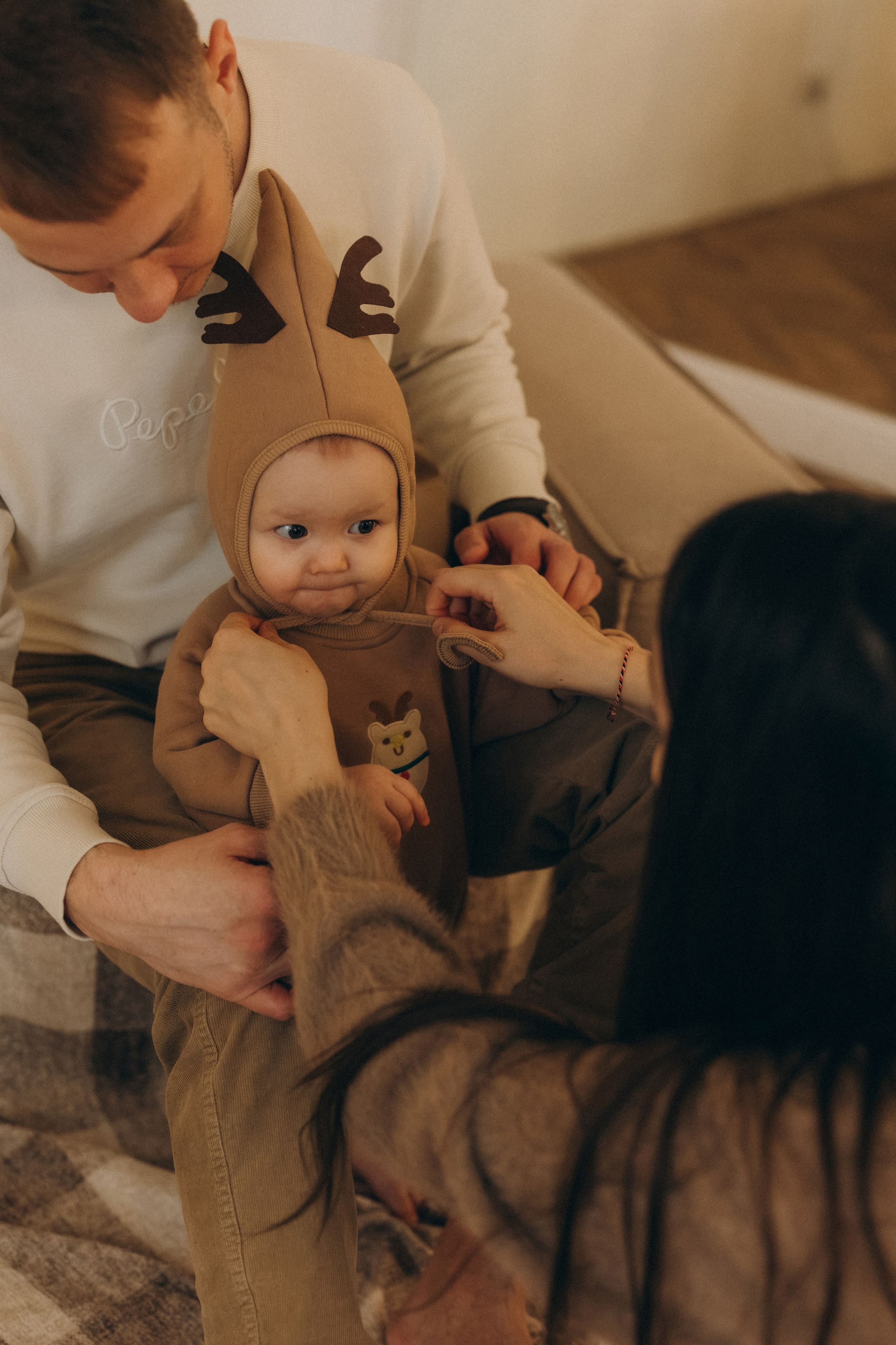 Семейная новогодняя фотосессия. Фотограф Москва Виктория-Антуанетта