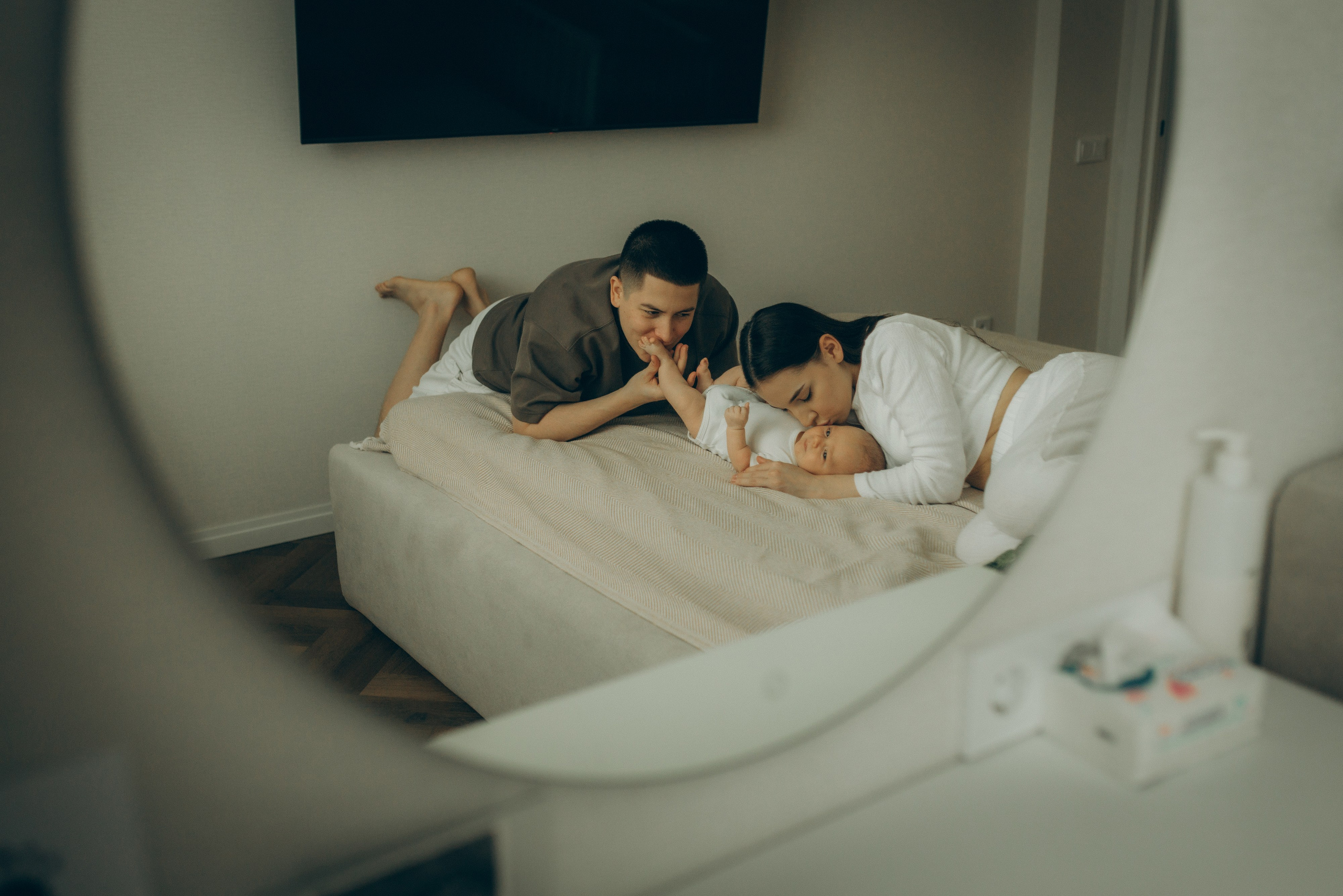 Ира, Вадим и Костя. Семейный фотограф и фотограф на роды в Ростове-на-Дону Мухина Виктория