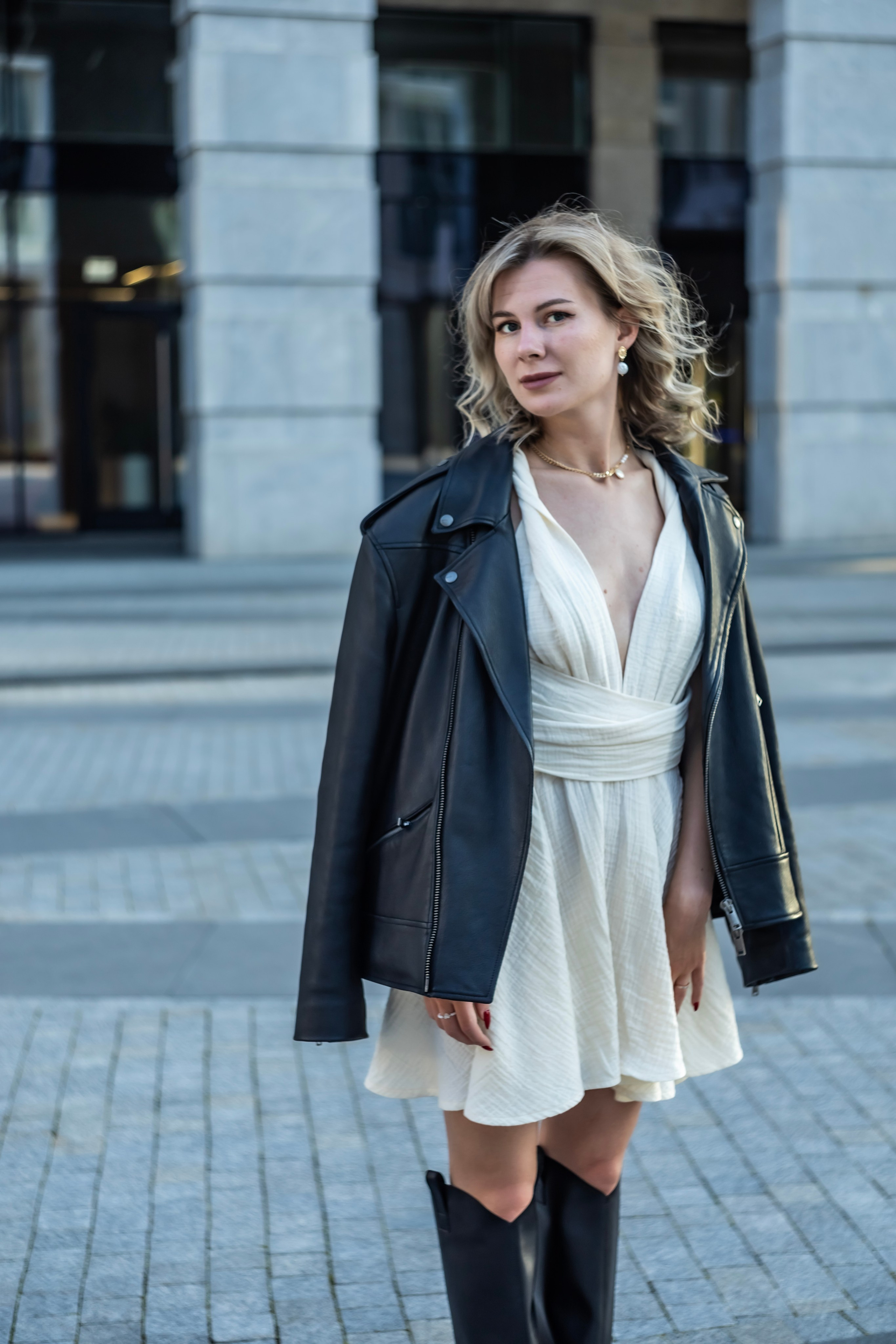 Невская ратуша и Большеохтинский мост (2025). Драчёва Елена портретный фотограф Санкт-Петербург