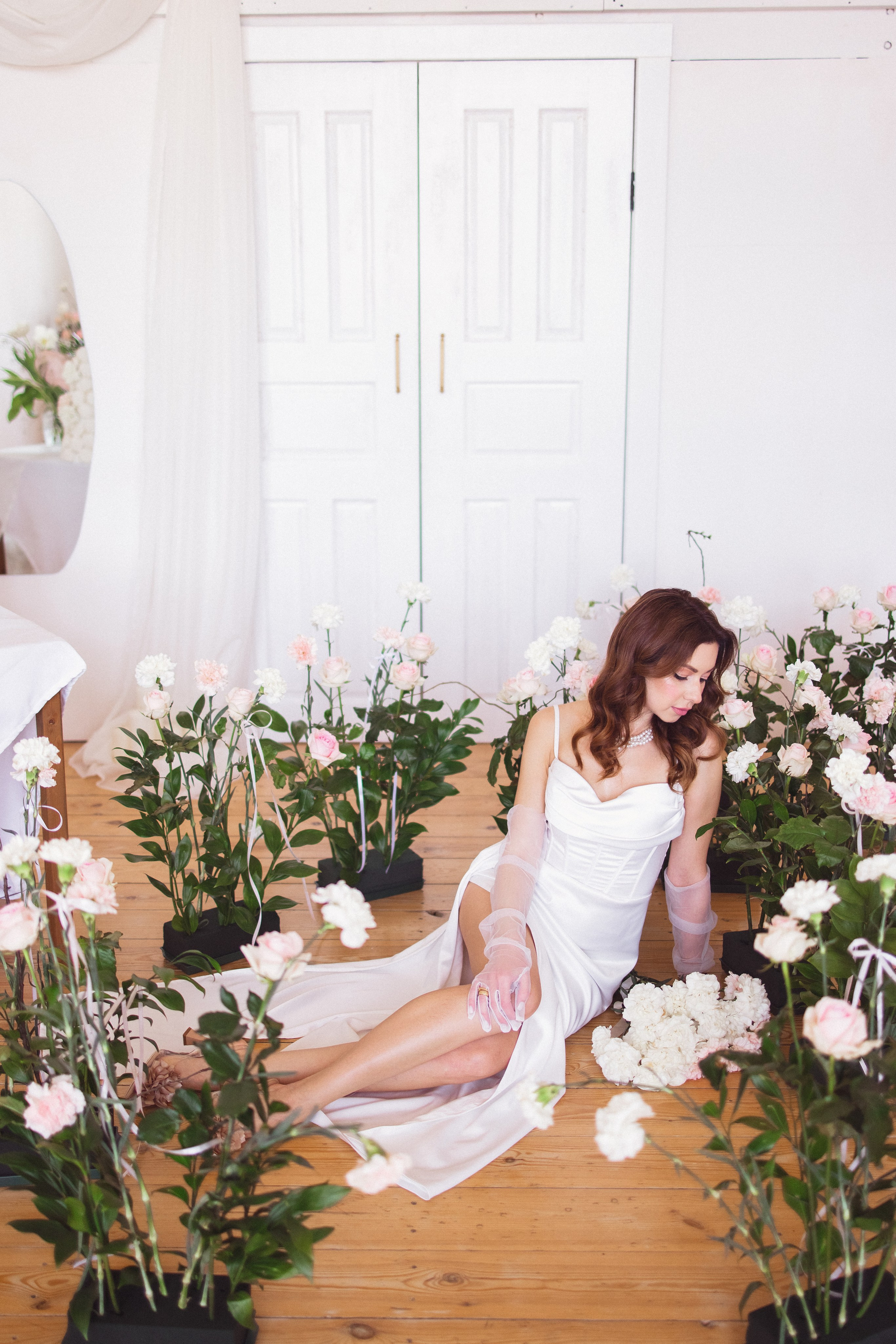 Фотосессия с живыми цветами в фотостудии г. Краснодар. Семейный и детский фотограф в Краснодаре Анна Трашкова