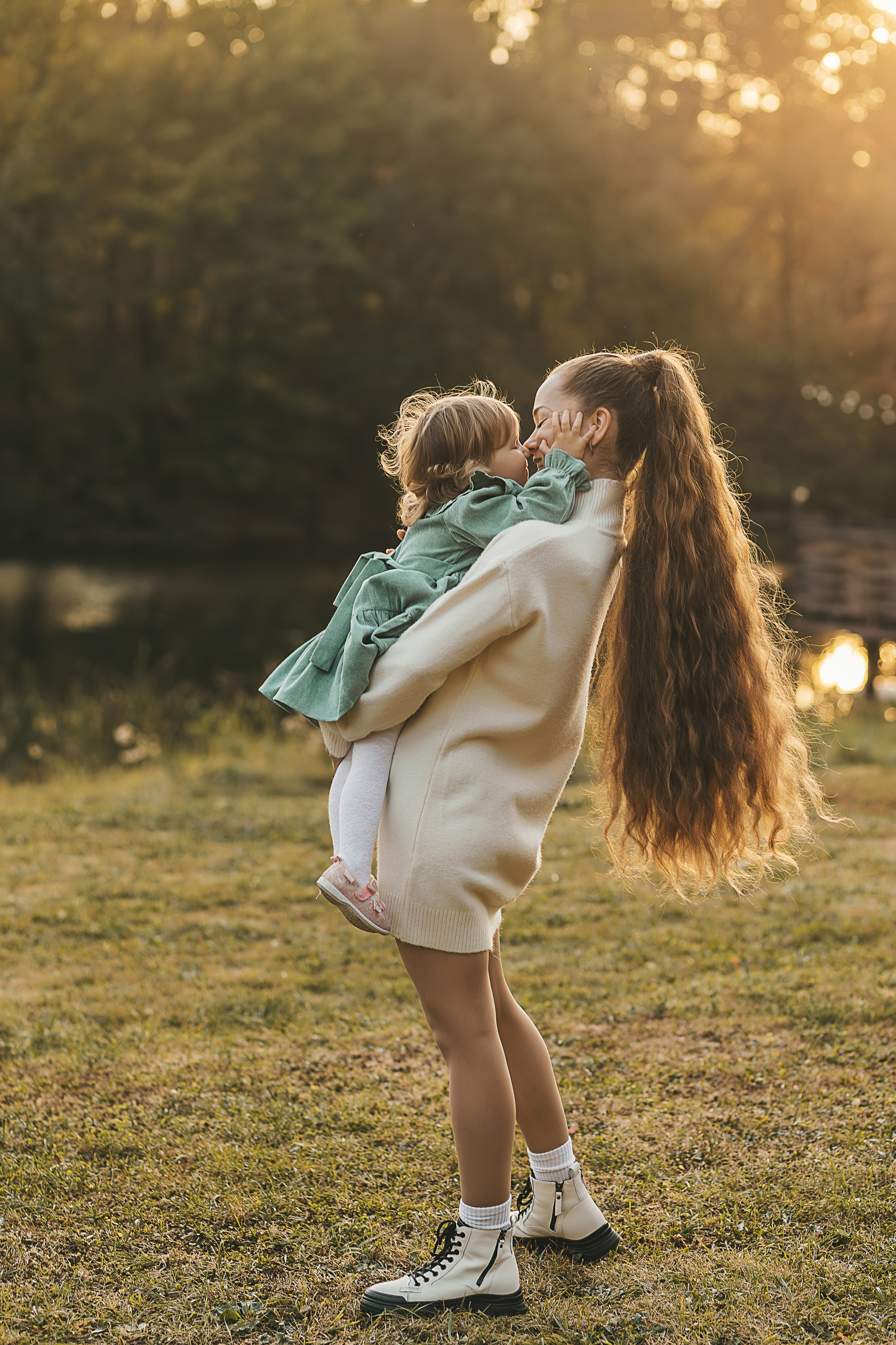 Осеняя Фотосессия мамы с дочками. Семейный и женский фотограф в Москве Надежда Воробьева