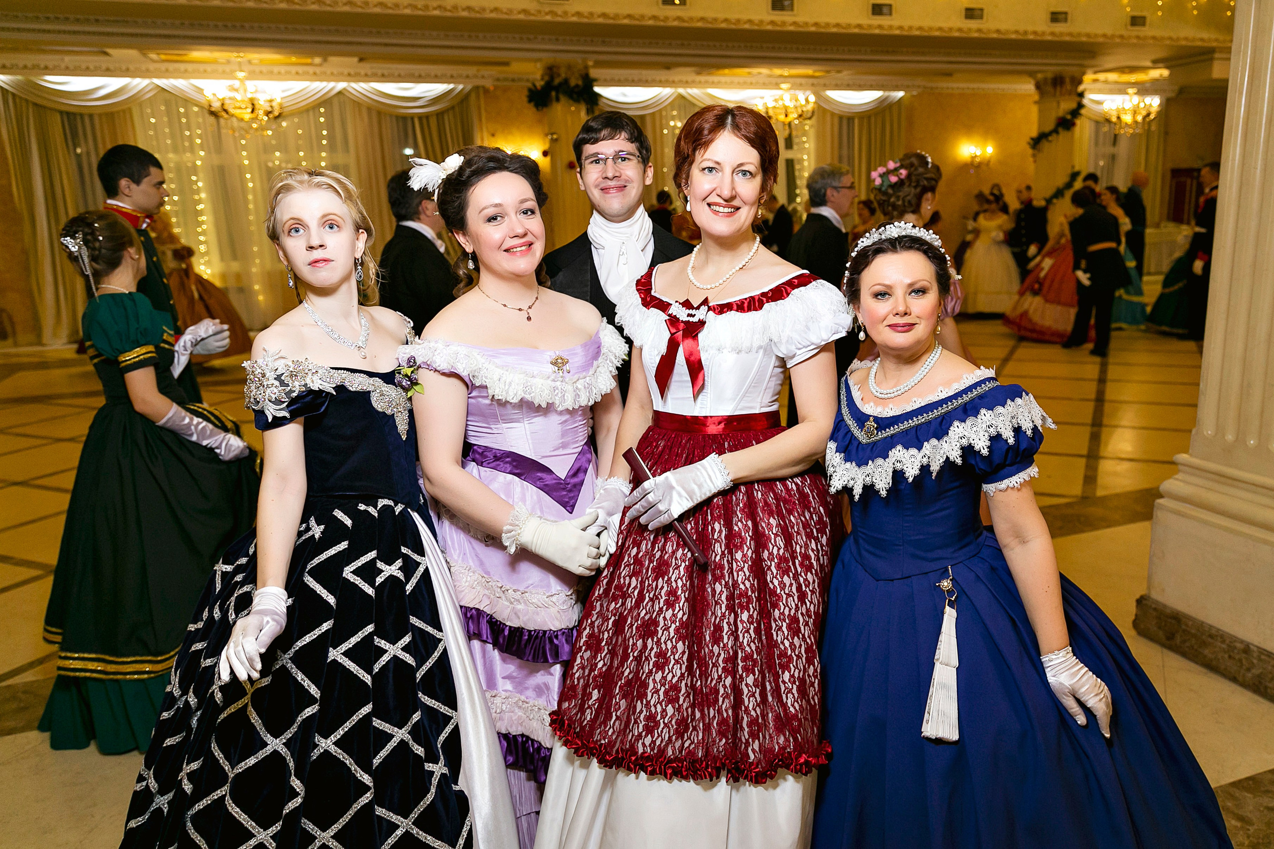 Рождественский бал школы исторического танца «Отражение». Фотограф в Новосибирске Сергей Белов