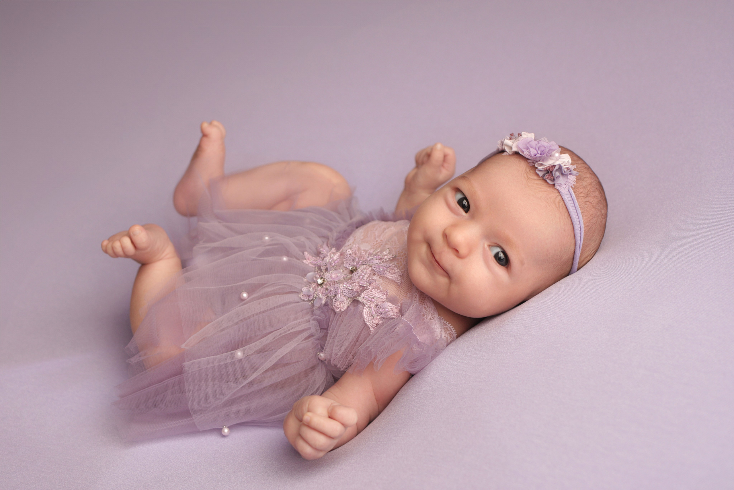 Ньюборн съемка Ксюшеньки 1,5 месяца. Детский фотограф новорожденных в Москве и Московской области Анна