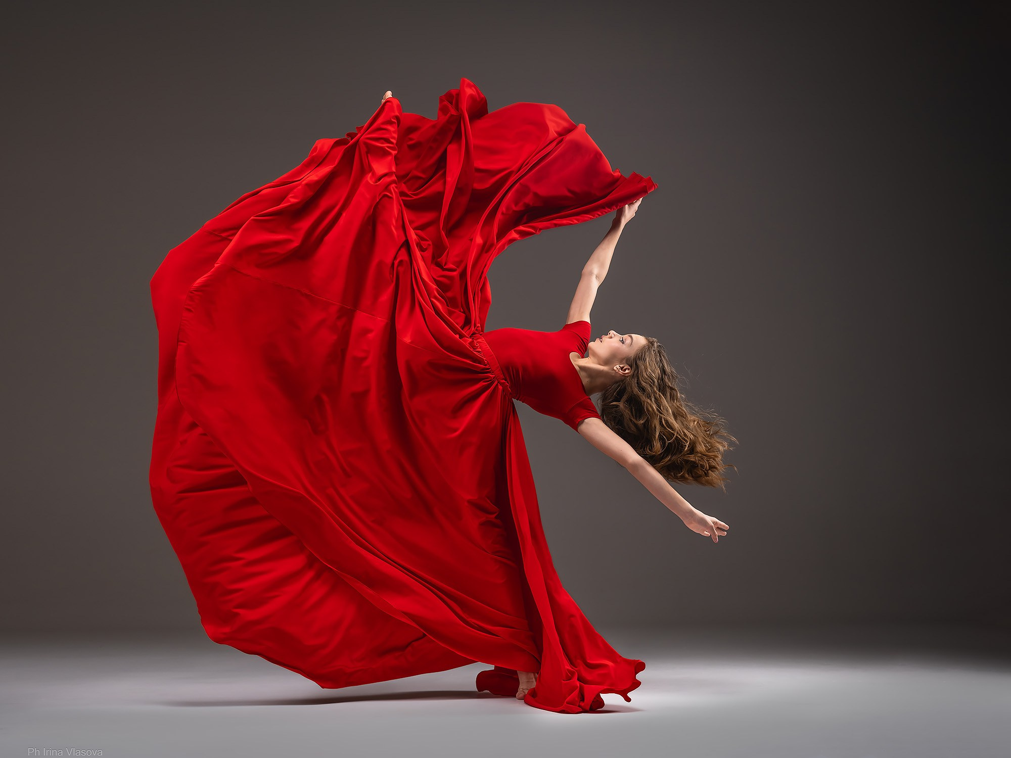 потрясающая фотосессия для танцора и спортсменки