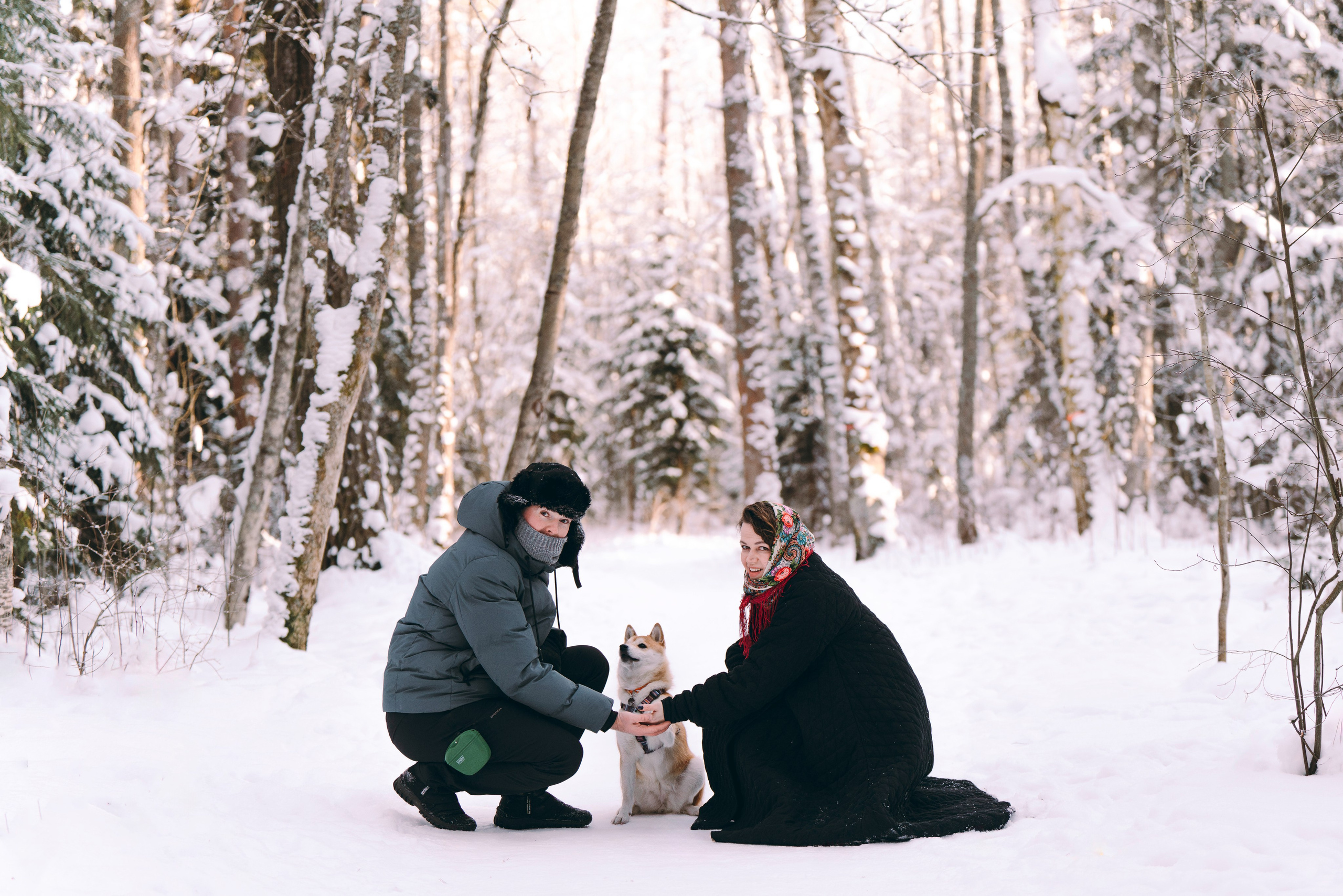 Каори, Анна и Антон. Фотограф анималист в Спб недорого Олеся Майорова