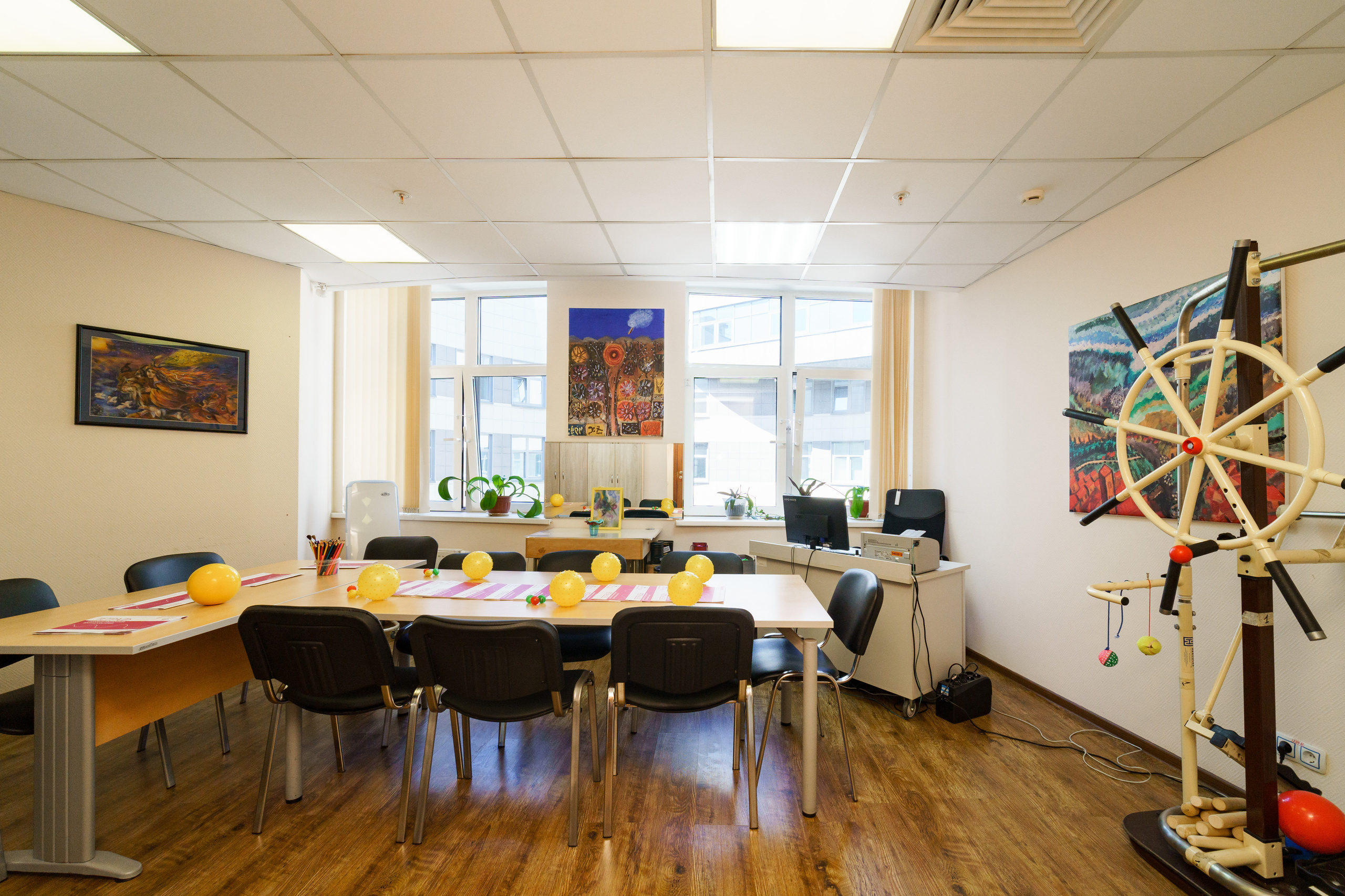 кабинет для занятий для пациентов медицинского центра