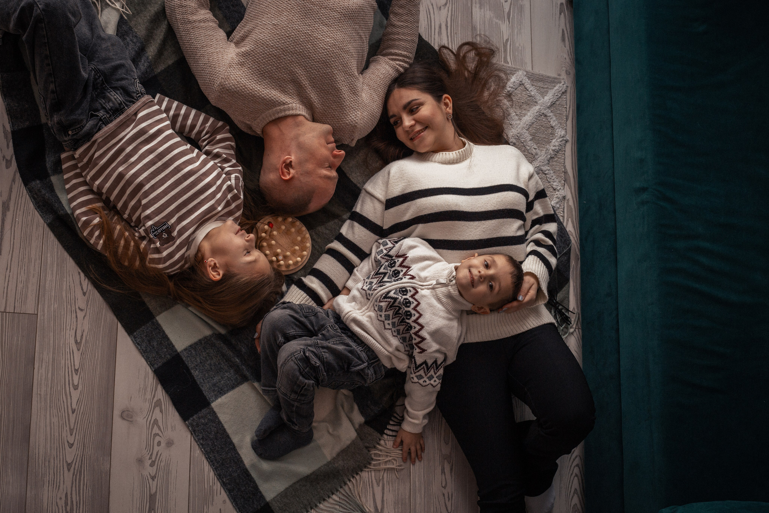 Мария с семьёй