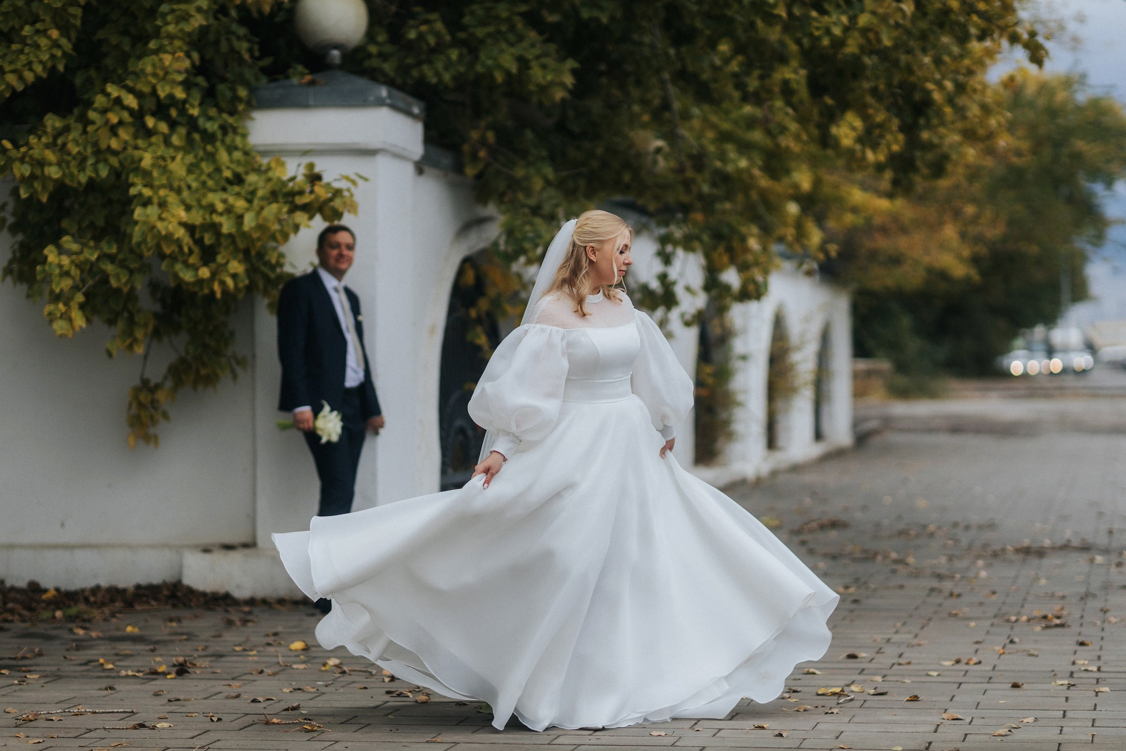 Егор и Екатерина. Осень, музей Машкова. Фотографы в городе Волгограде — Людмила Агеева и Алексей Околелов