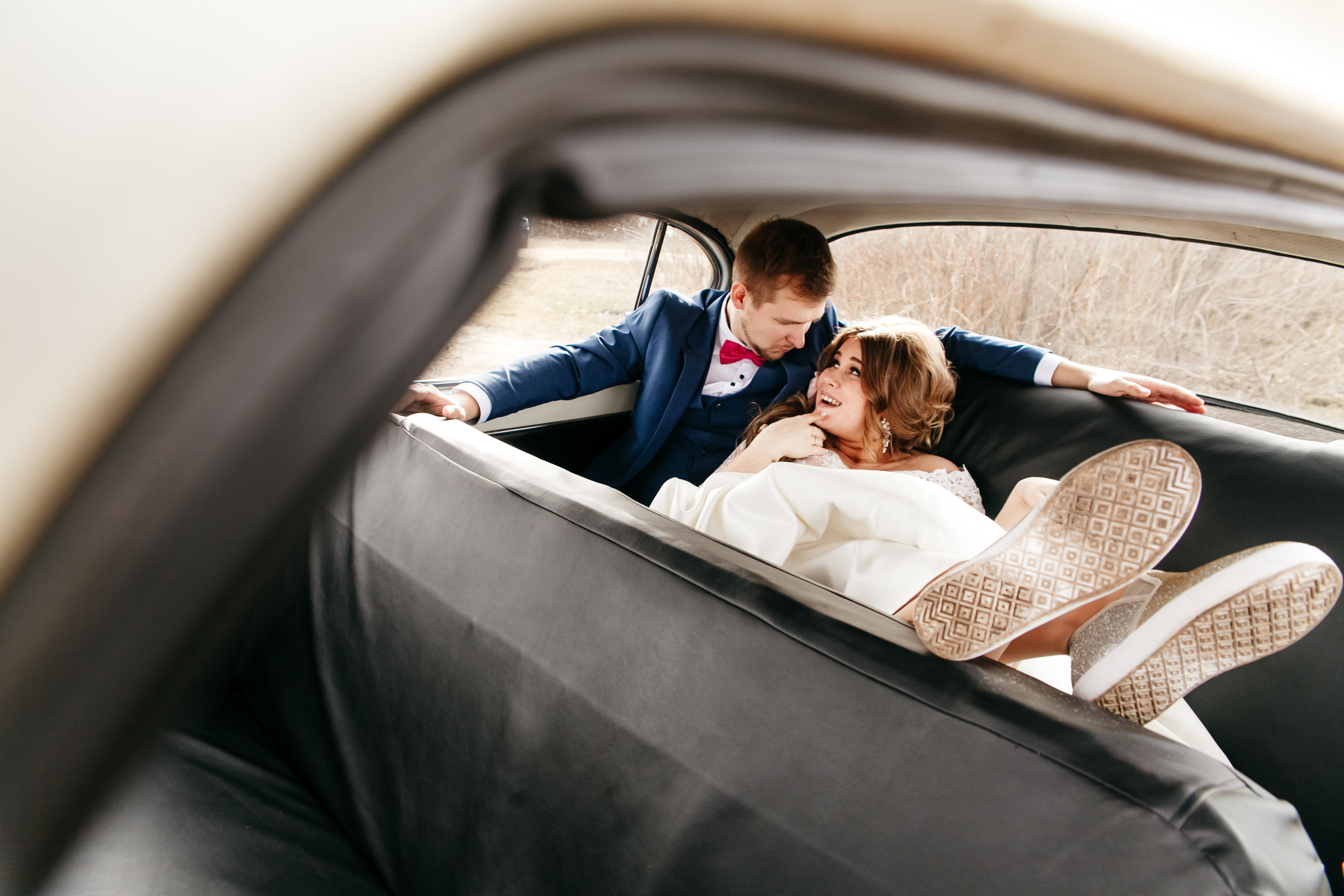 Яна и Алексей. Прокат Аренда ретро автомобилей Волга ГАЗ 21  Кострома