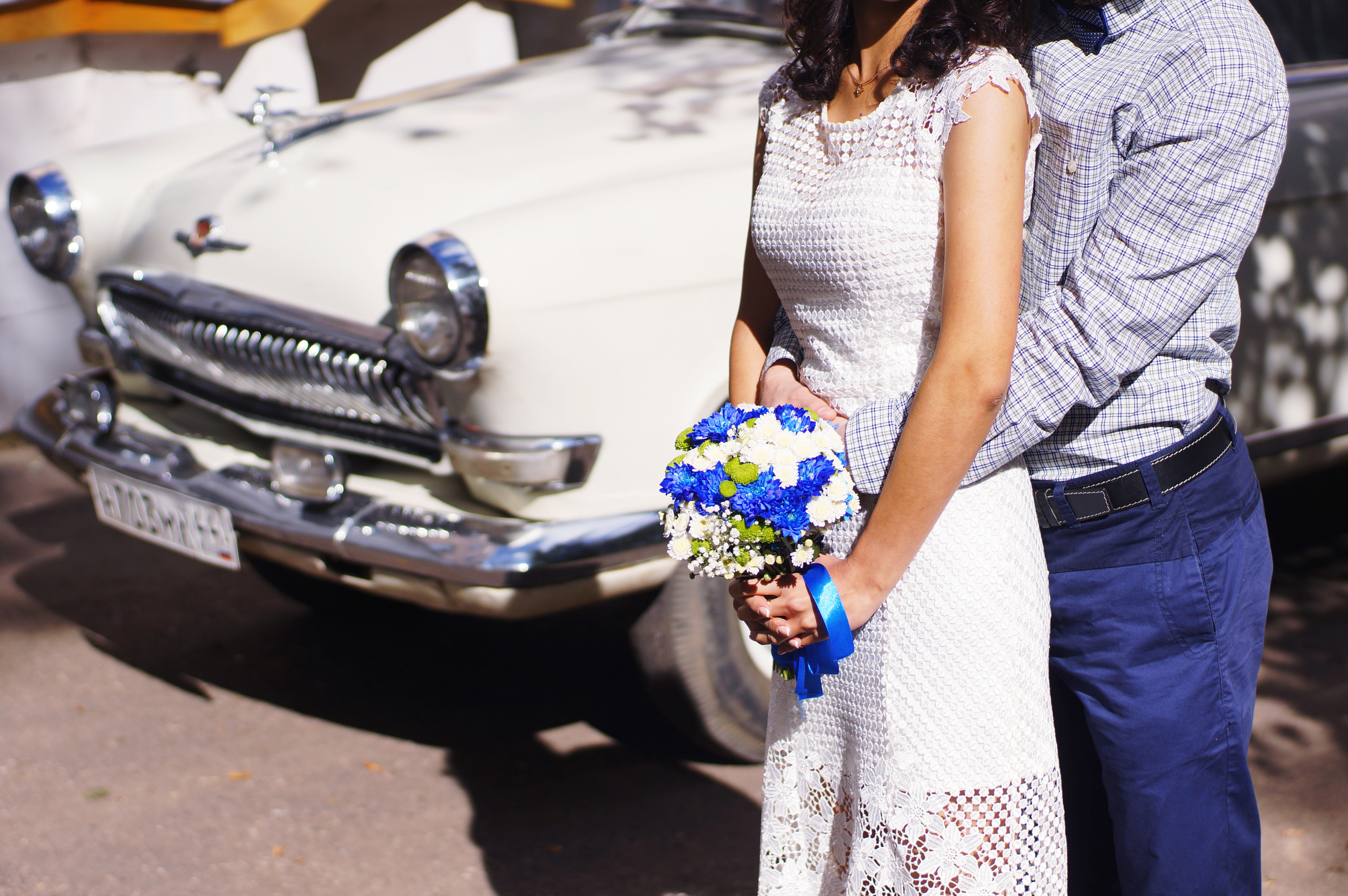 Анна и Андрей. Прокат Аренда ретро автомобилей Волга ГАЗ 21  Кострома