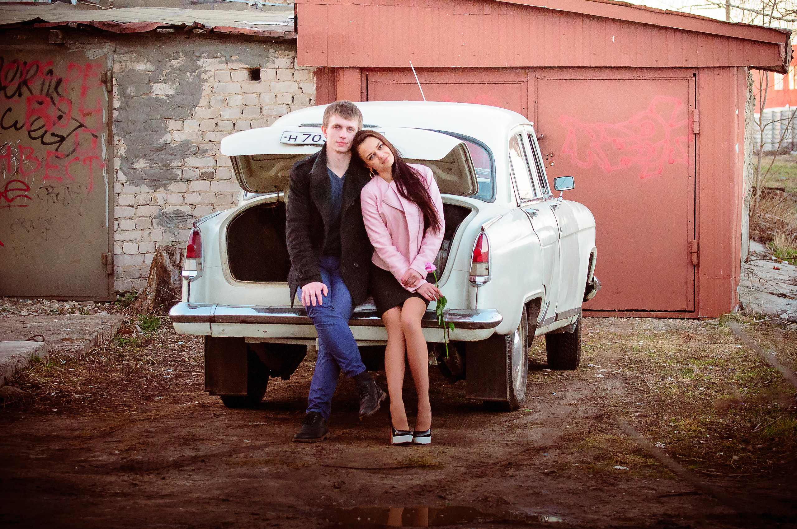 Love Story. Прокат Аренда ретро автомобилей Волга ГАЗ 21  Кострома