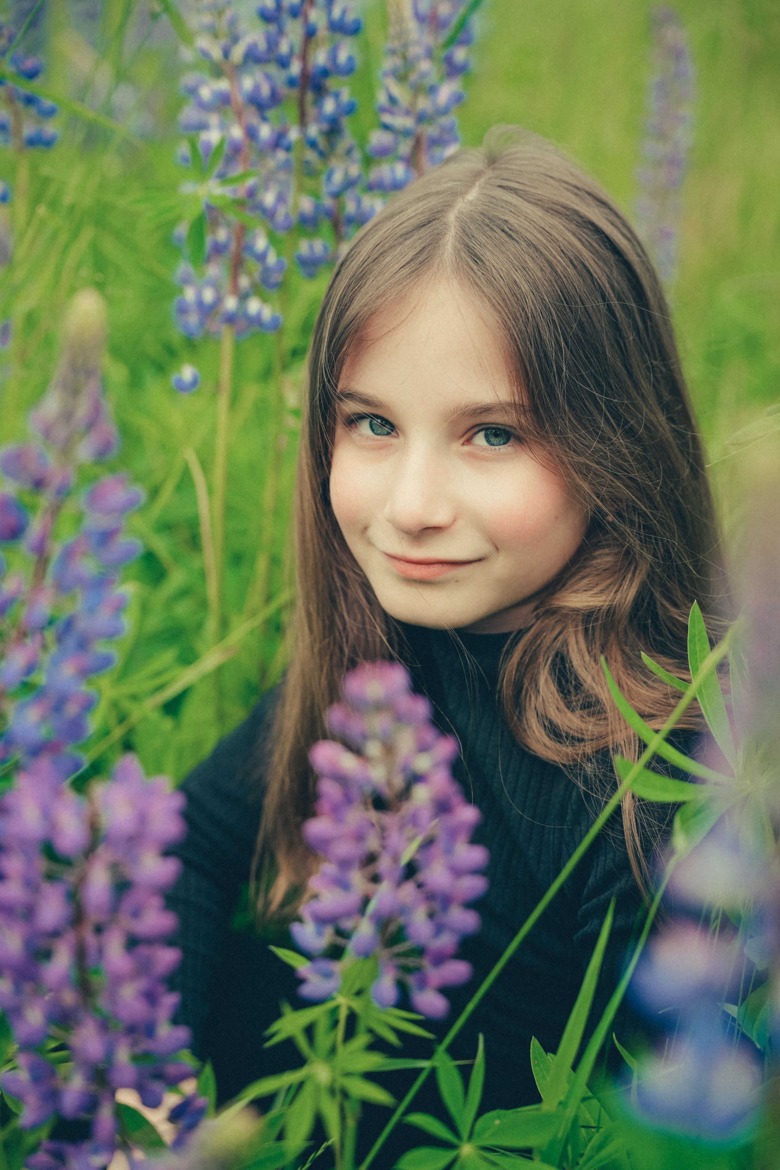 Люпиновое поле. Портретный фотограф в Санкт-Петербурге Дария Сыч