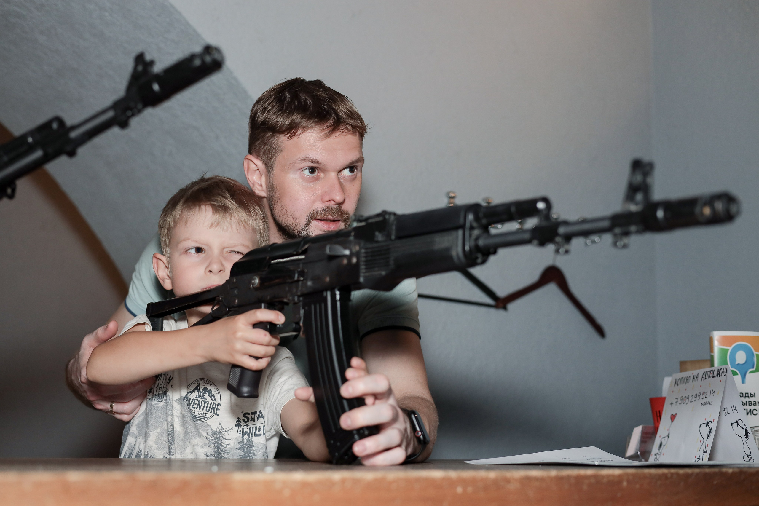 День рождение в стрелковом клубе. Фотограф Надршина Лилия