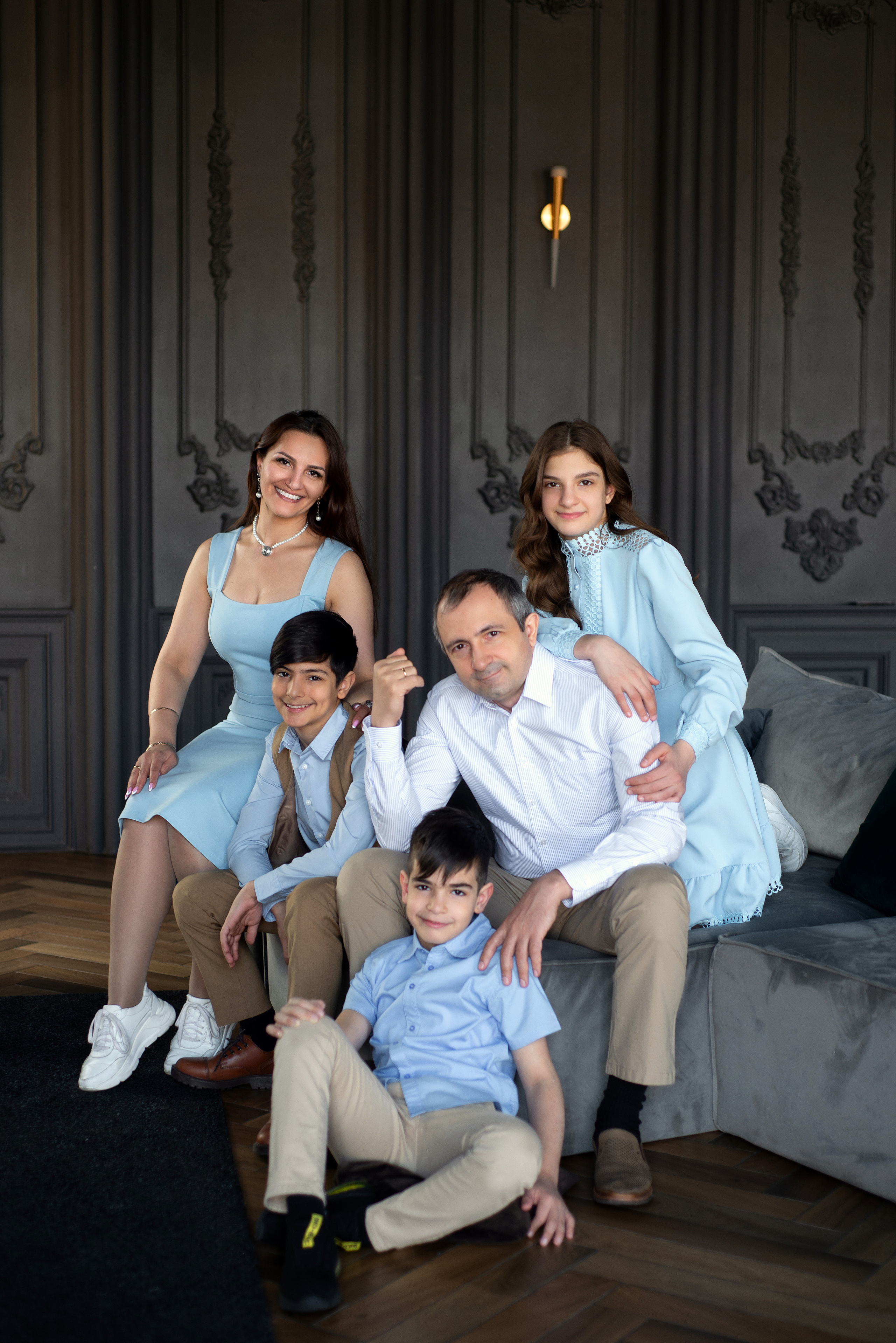 Съемка большой семьи. Женский фотограф Санкт-Петербург Александра Колий