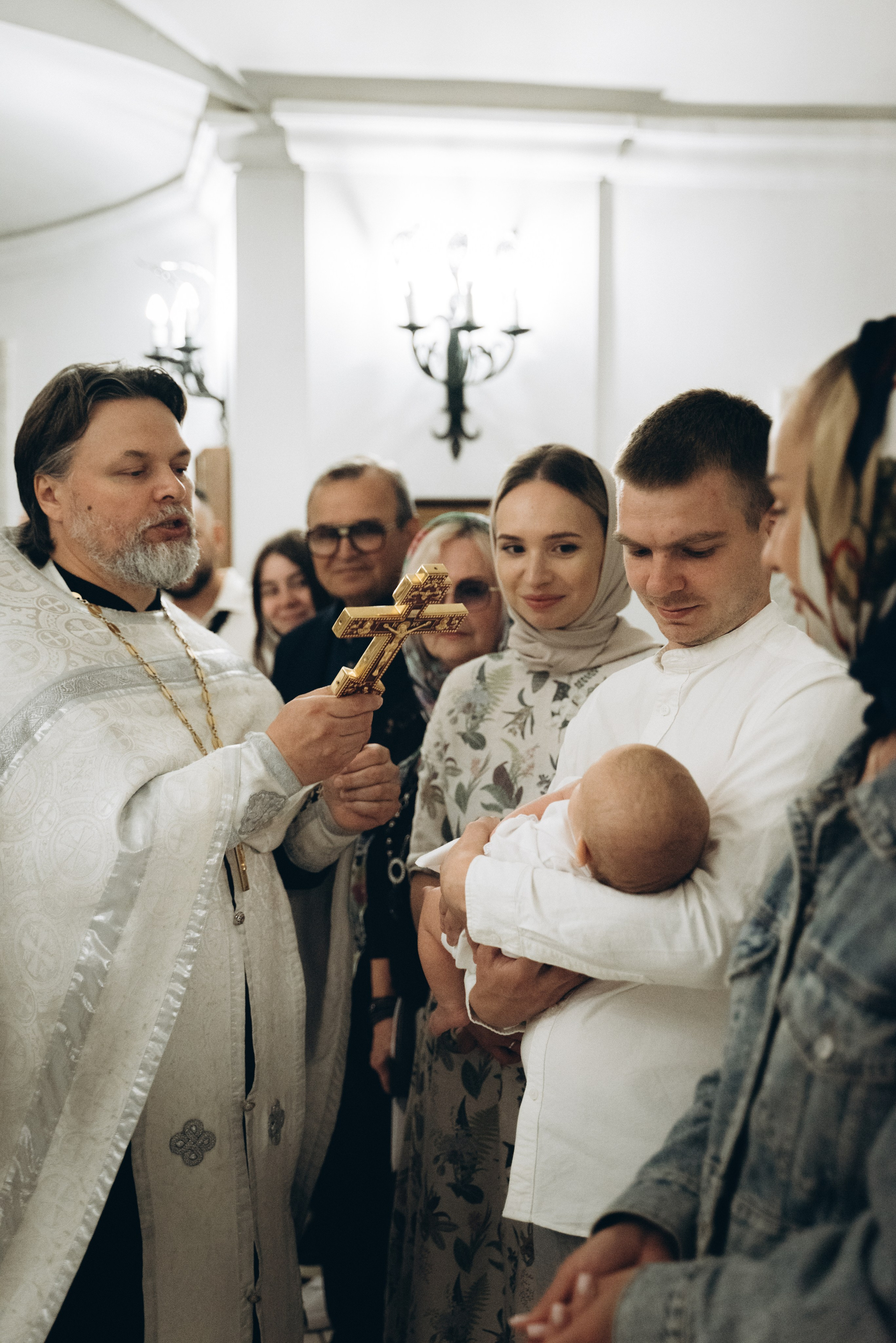 Крещение Максима (Криптовый храм в честь собора Новомучеников). Семейный фотограф в Минске Дарья Дреко