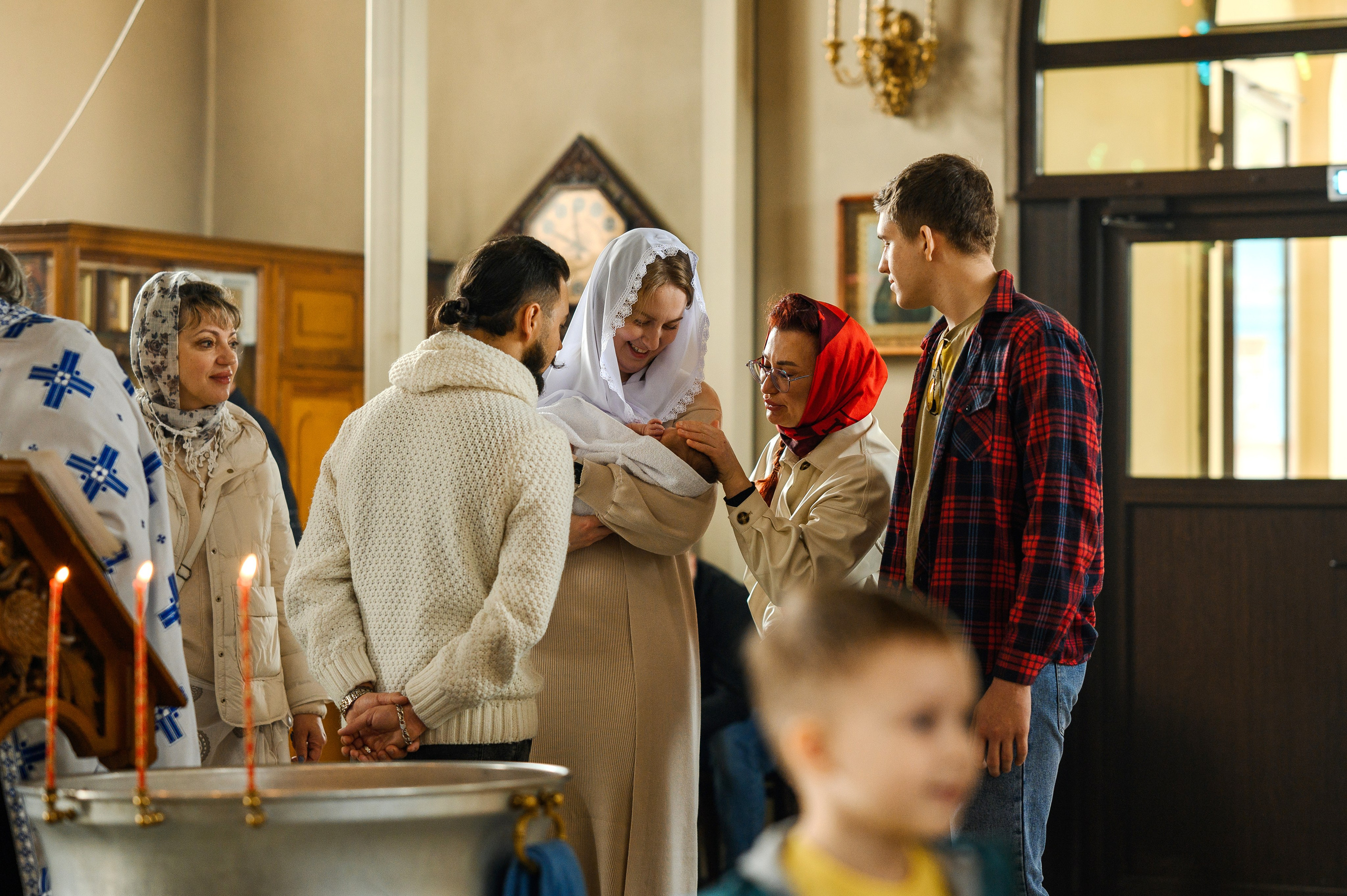 Крещение Евы и Софии. Храм Сергия Радонежского (Соловцовка). Свадебный и семейный Фотограф в Пензе Татьяна Лапоногова