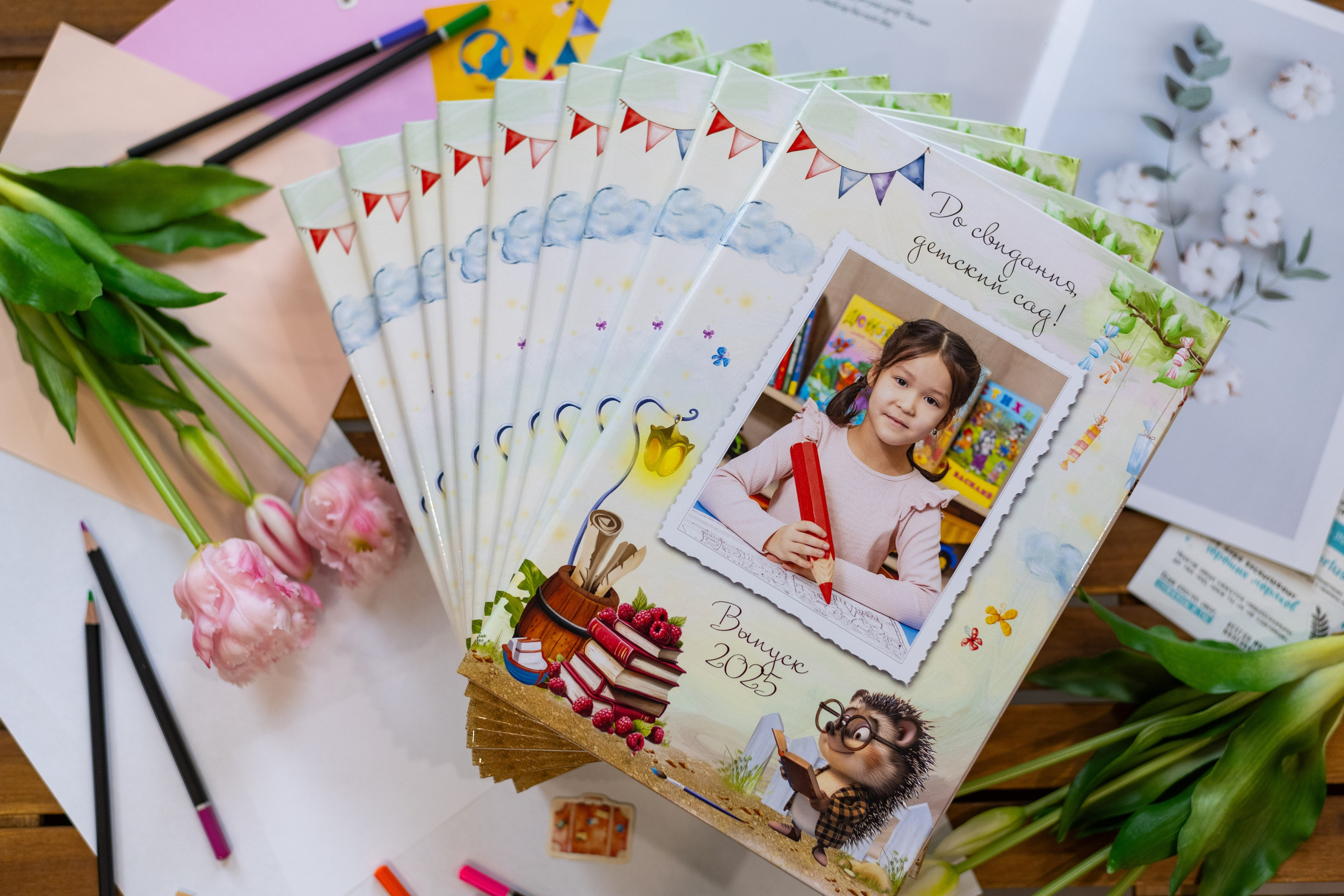 Дизайн «Ежики» фото. Выпускные альбомы в Подольске Москве и МО