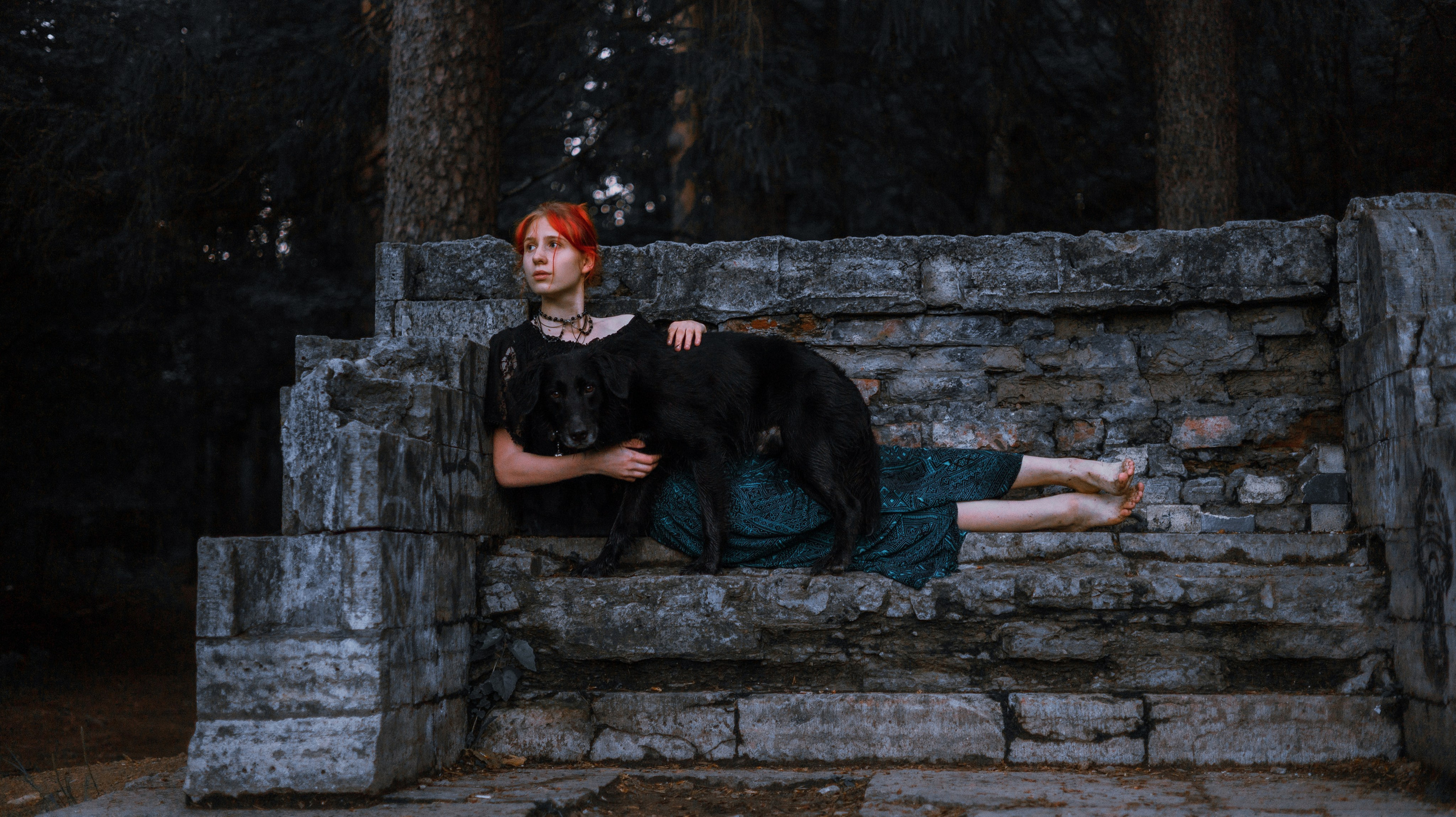 Лиза и Коди. Фотограф-анималист Богданова Полина