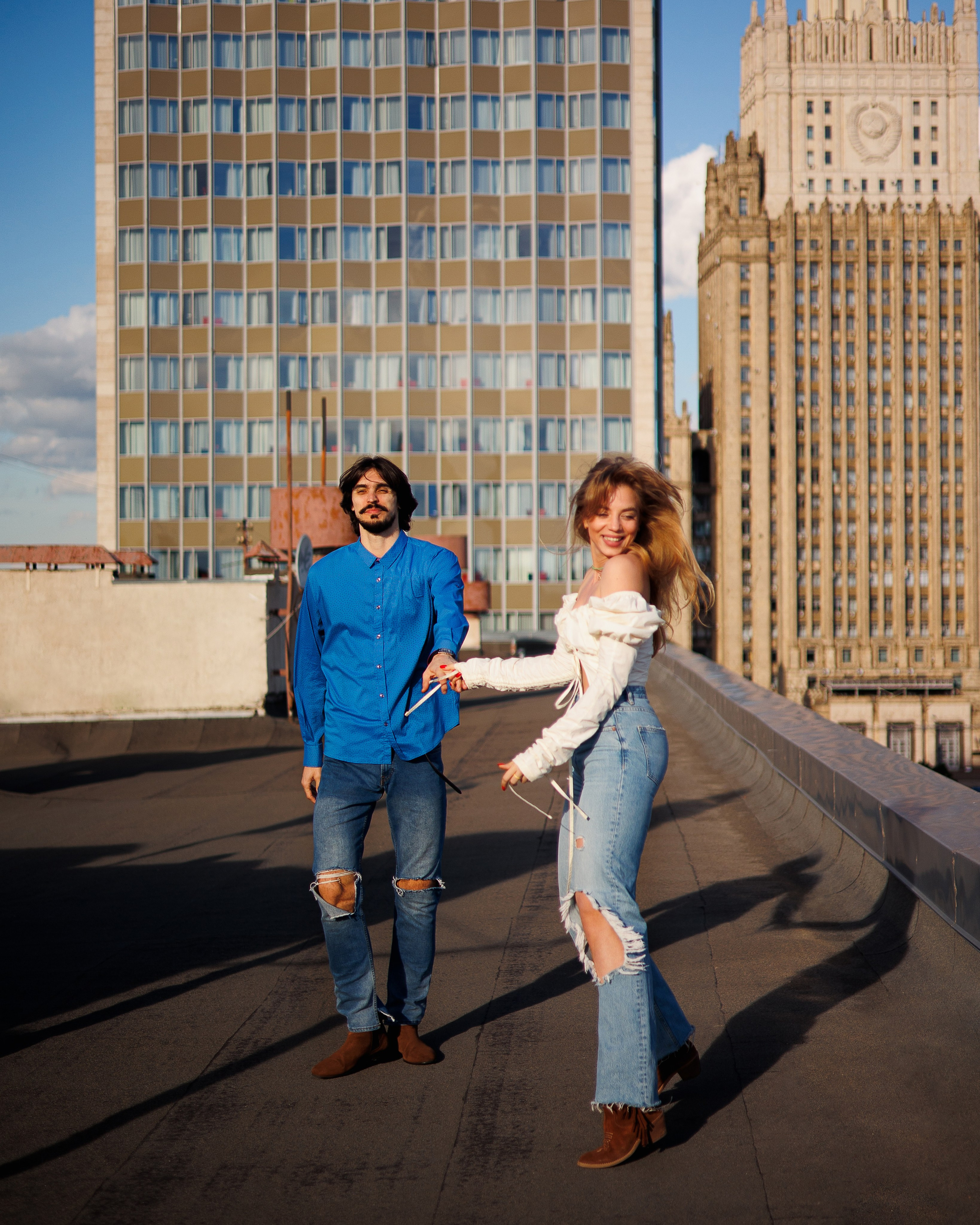 На крыше. Марковкина КрисТина