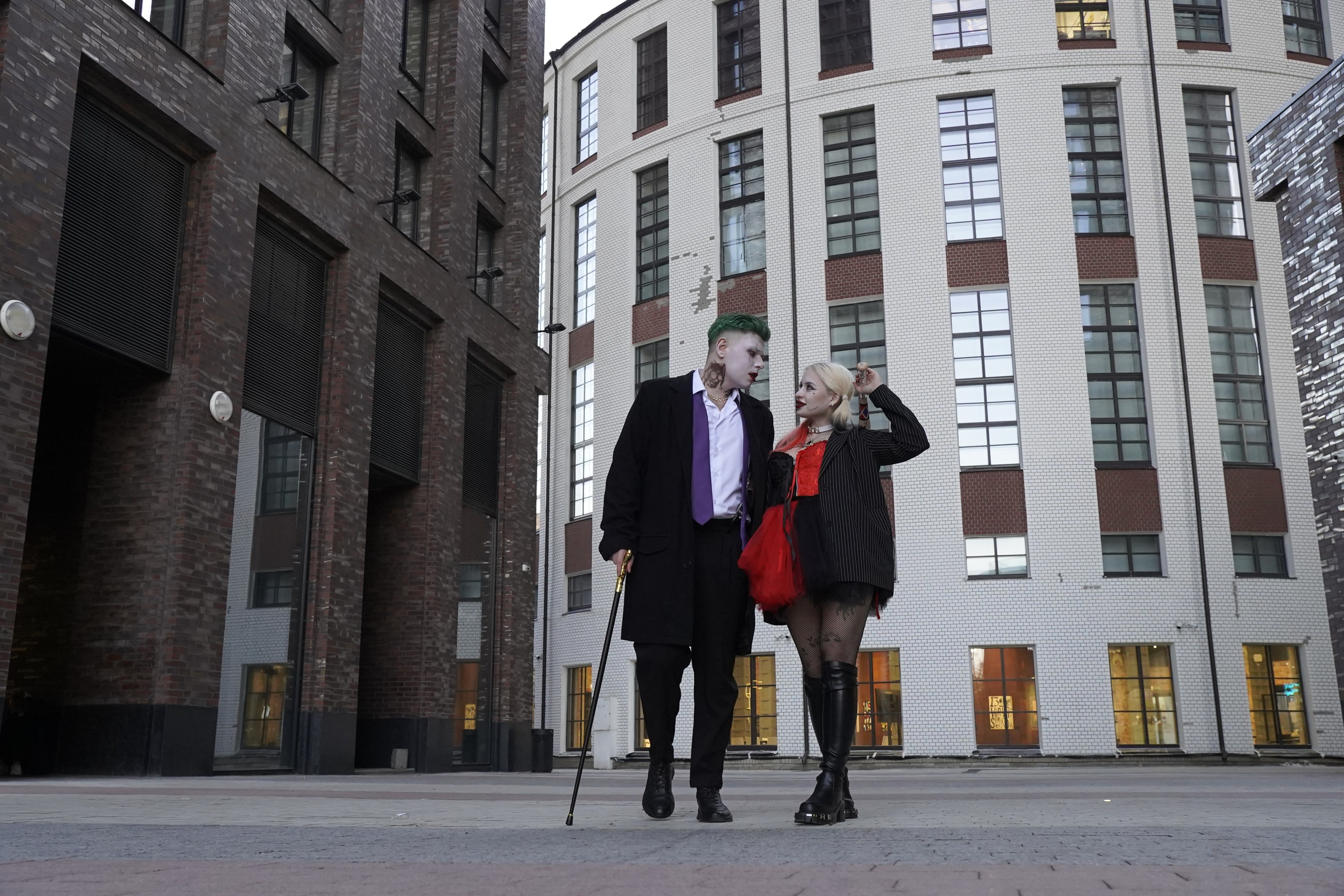 Харли и Джокер. Фотограф и видеограф Елена Суетенкова, Создание ярких воспоминаний о важных событиях. Москва, Россия, Мир