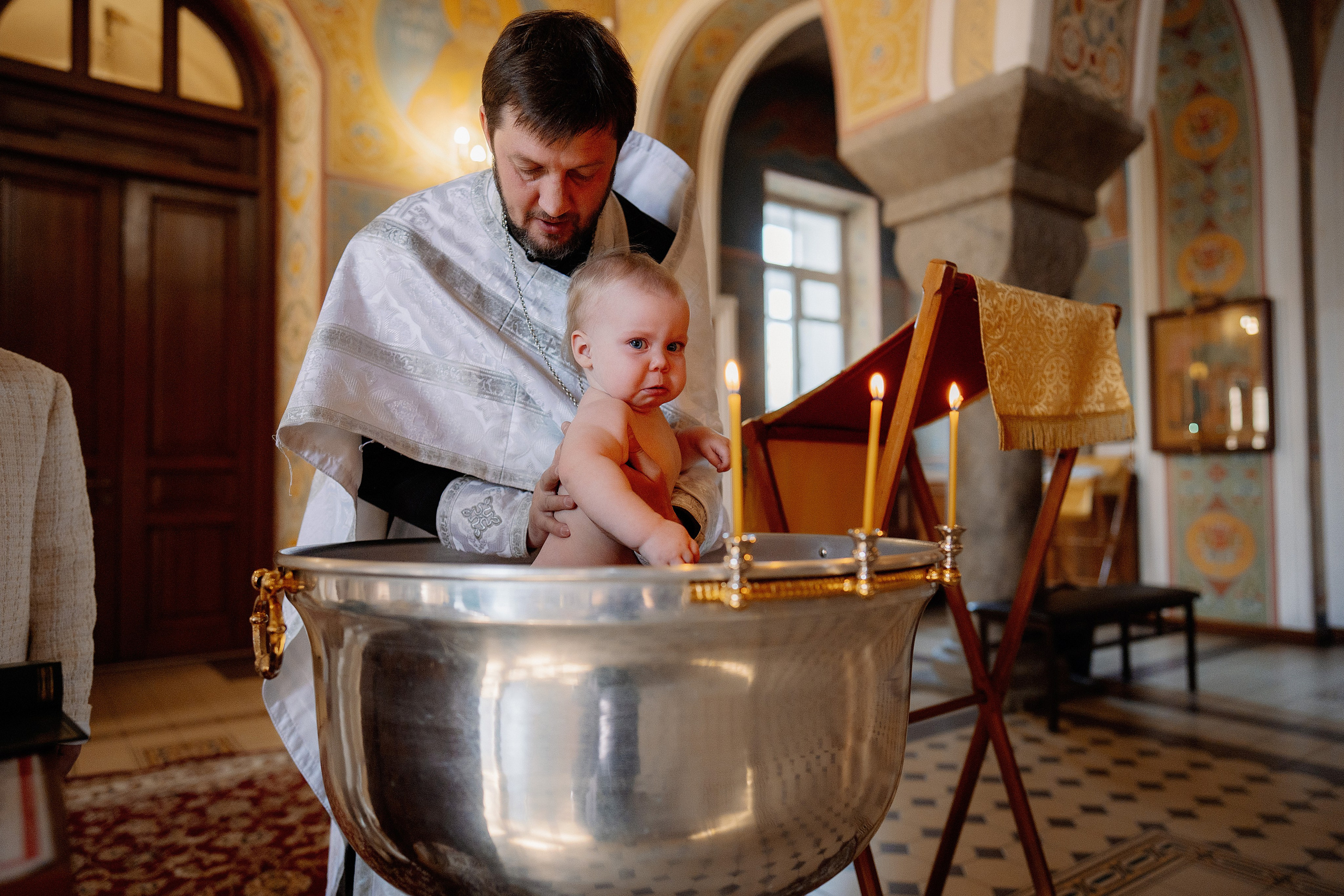 Крещение Красимиры. Фотограф на Крещение и Венчание в Красноярске Рамазанова Юлия
