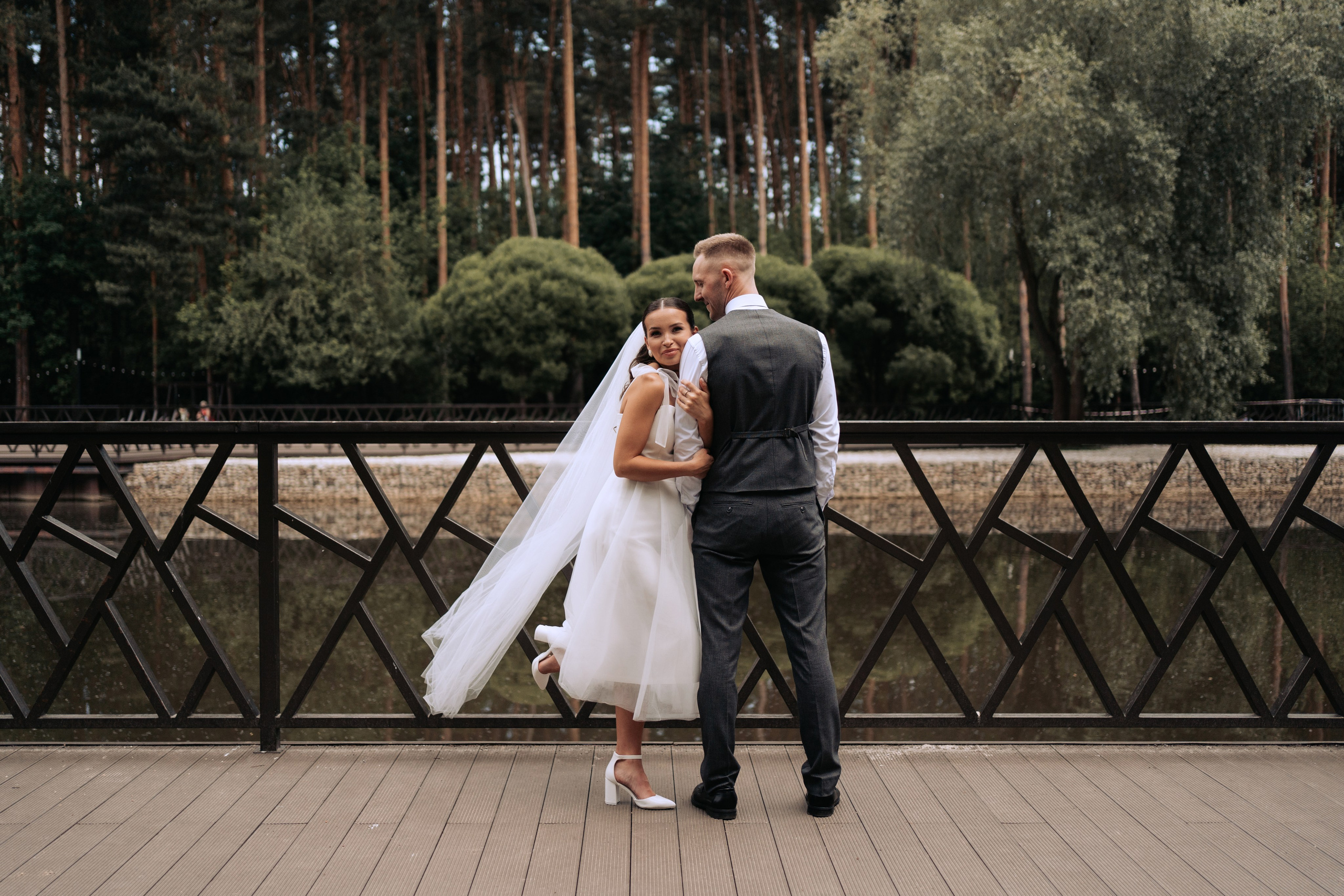 Парк Елочки свадебная фотосессия. Семейный фотограф в Москве и в Домодедово Екатерина Патракова