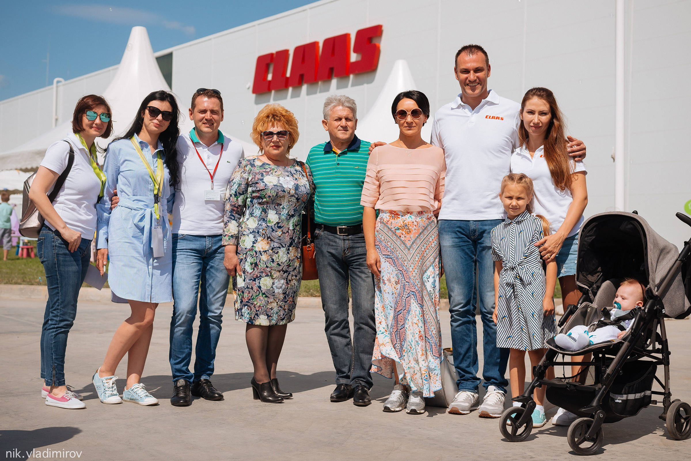 Семейный праздник на заводе «CLAAS». Фотограф Николай Владимиров