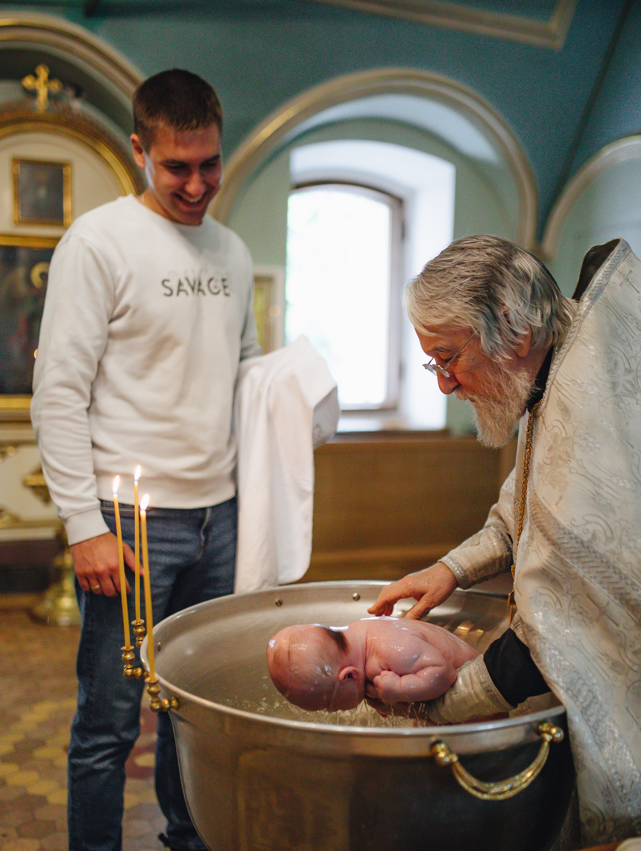 Таинство Крещения Артемия. Фотограф в Москве Алёна Гладкова