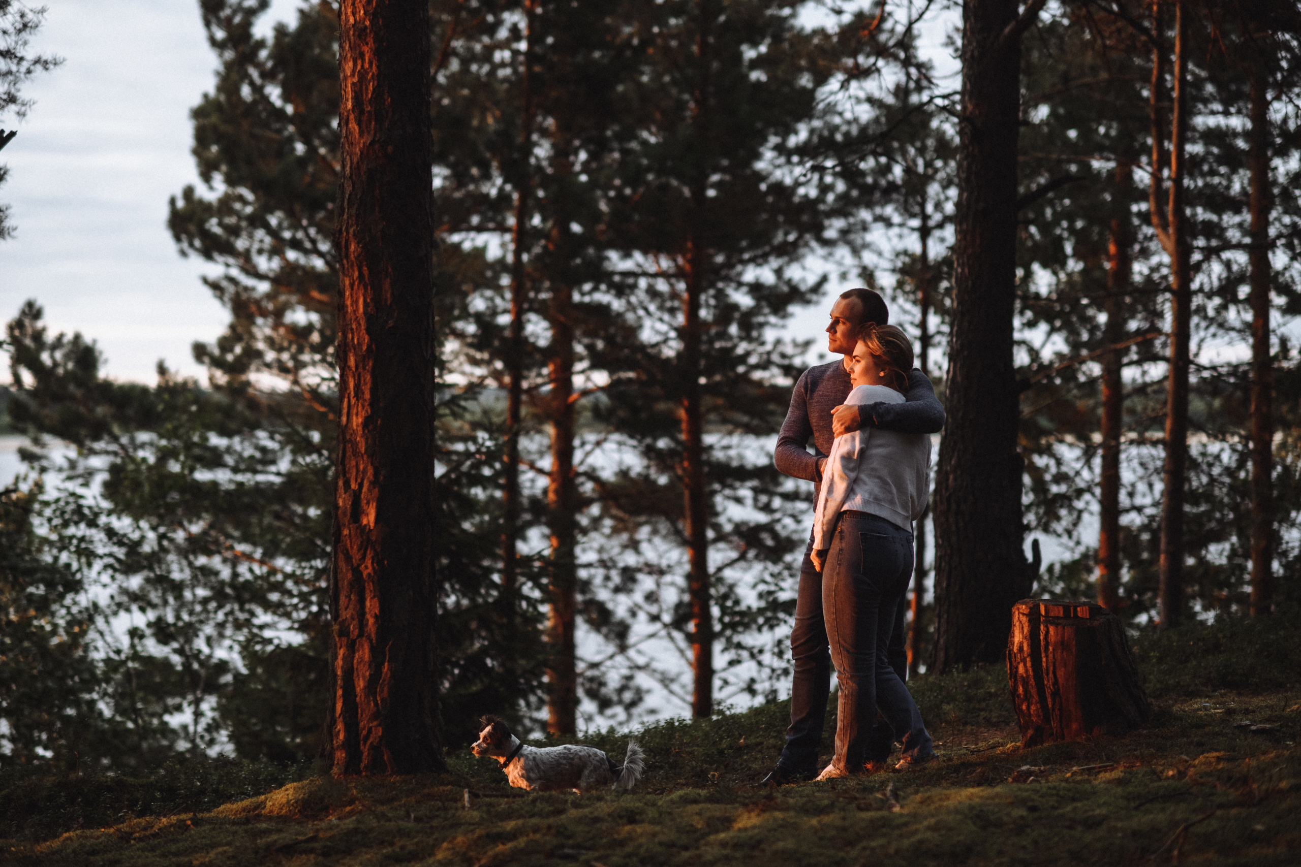 Чувственная фотосессия в лесу. Свадебный и семейный фотограф в Котласе Никита Попов