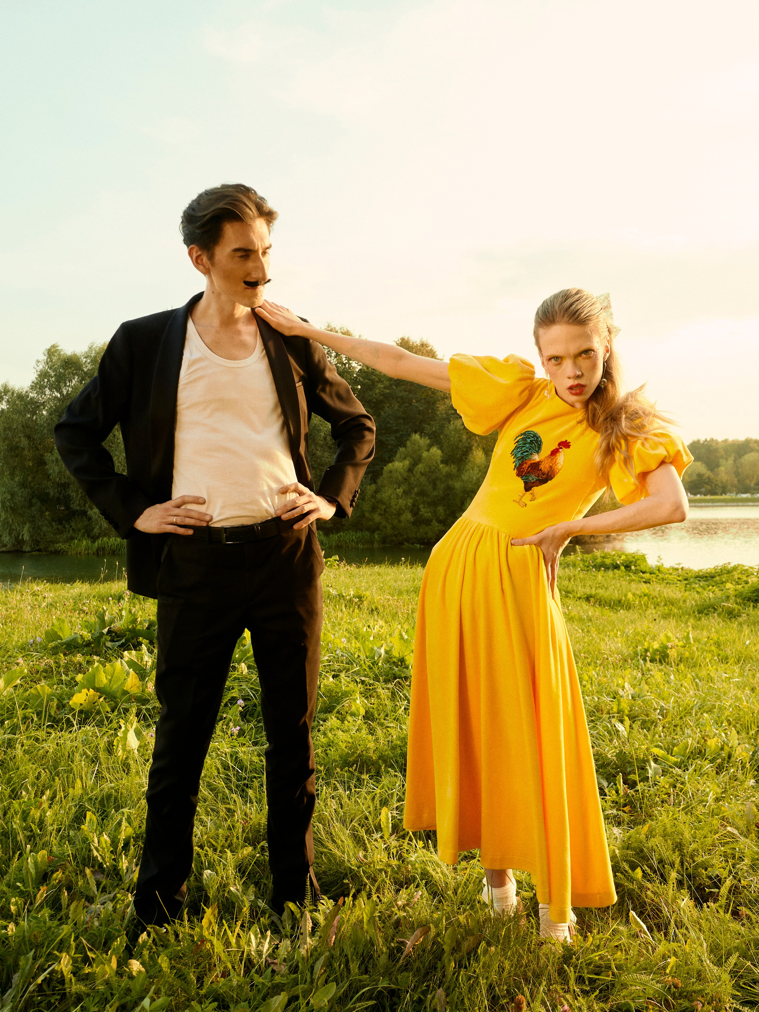 Campaign «Petya dress» x glorytonurgle. Портретный фотограф в Москве