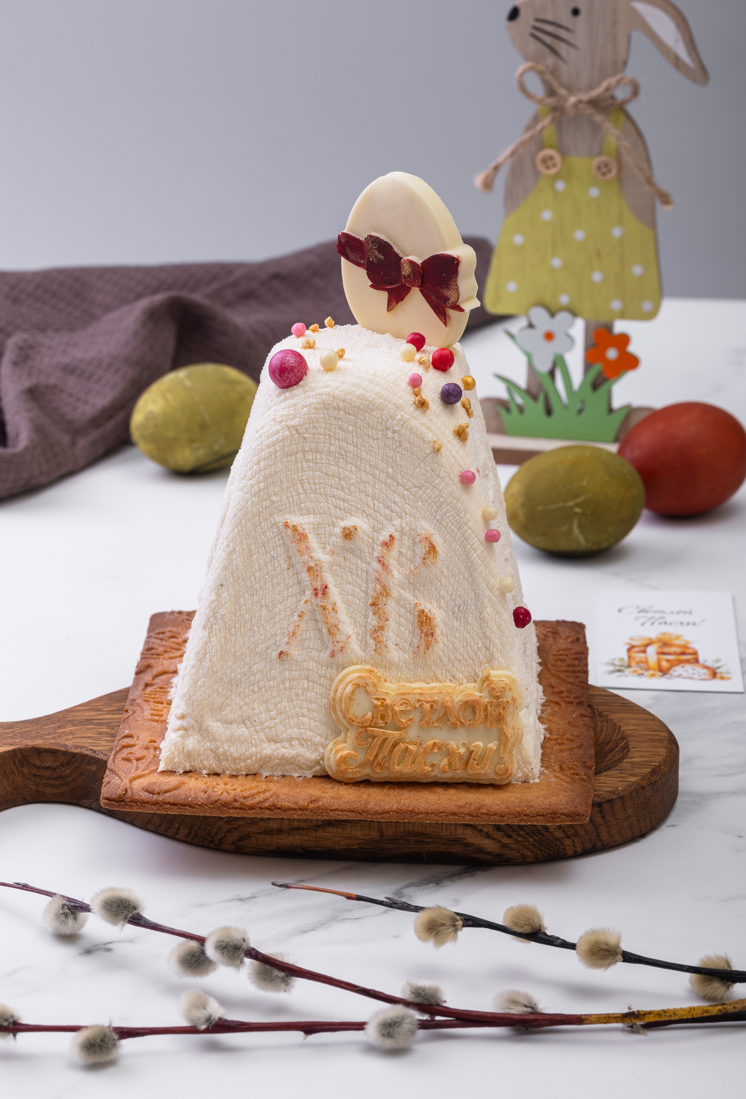 Творожная пасха манго-маракуйя