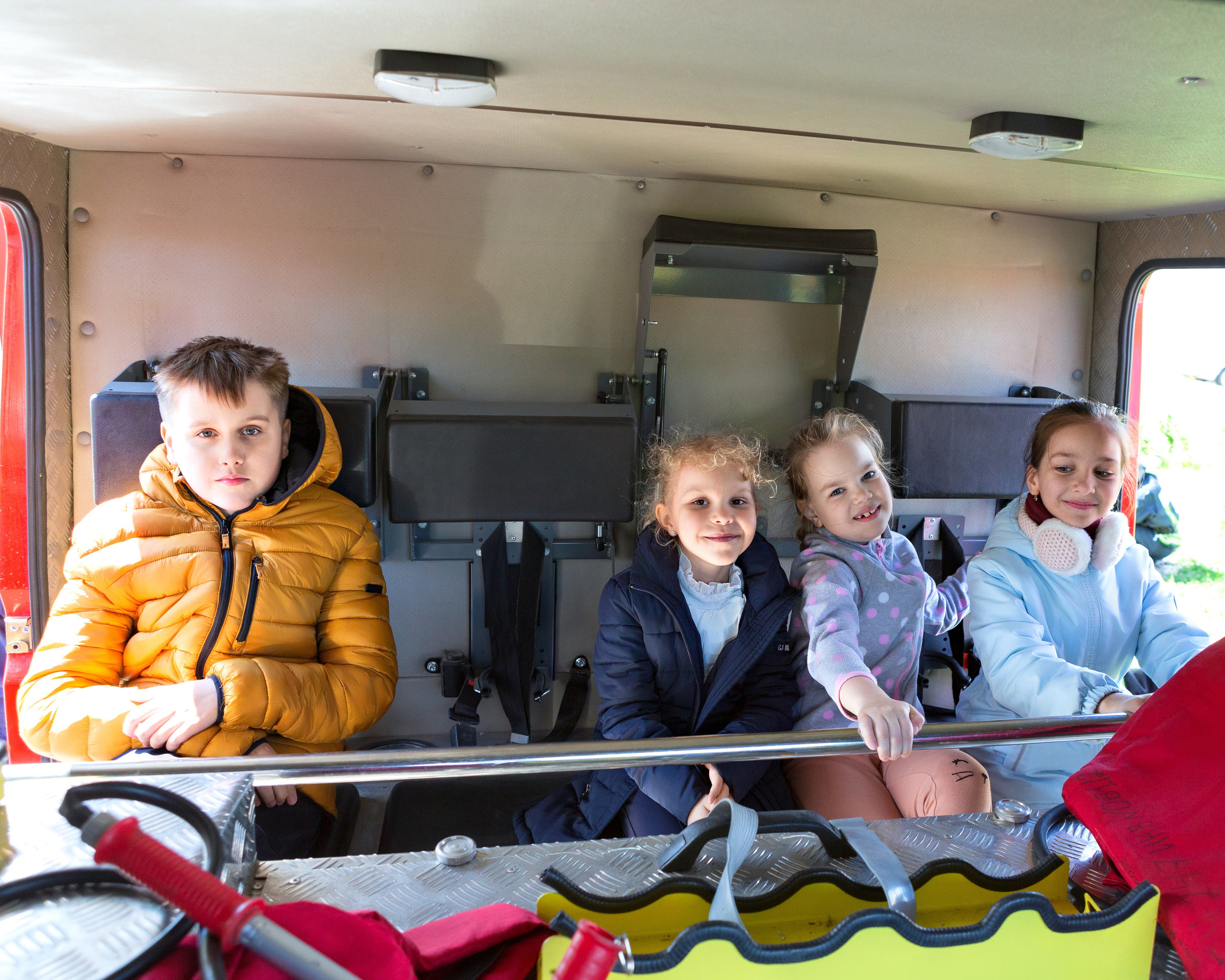 Экскурсия в пожарную часть г. Подольск. Выпускные альбомы и школьный фотограф в Подольске, Троицке, Щербинке, Москве и Московской области