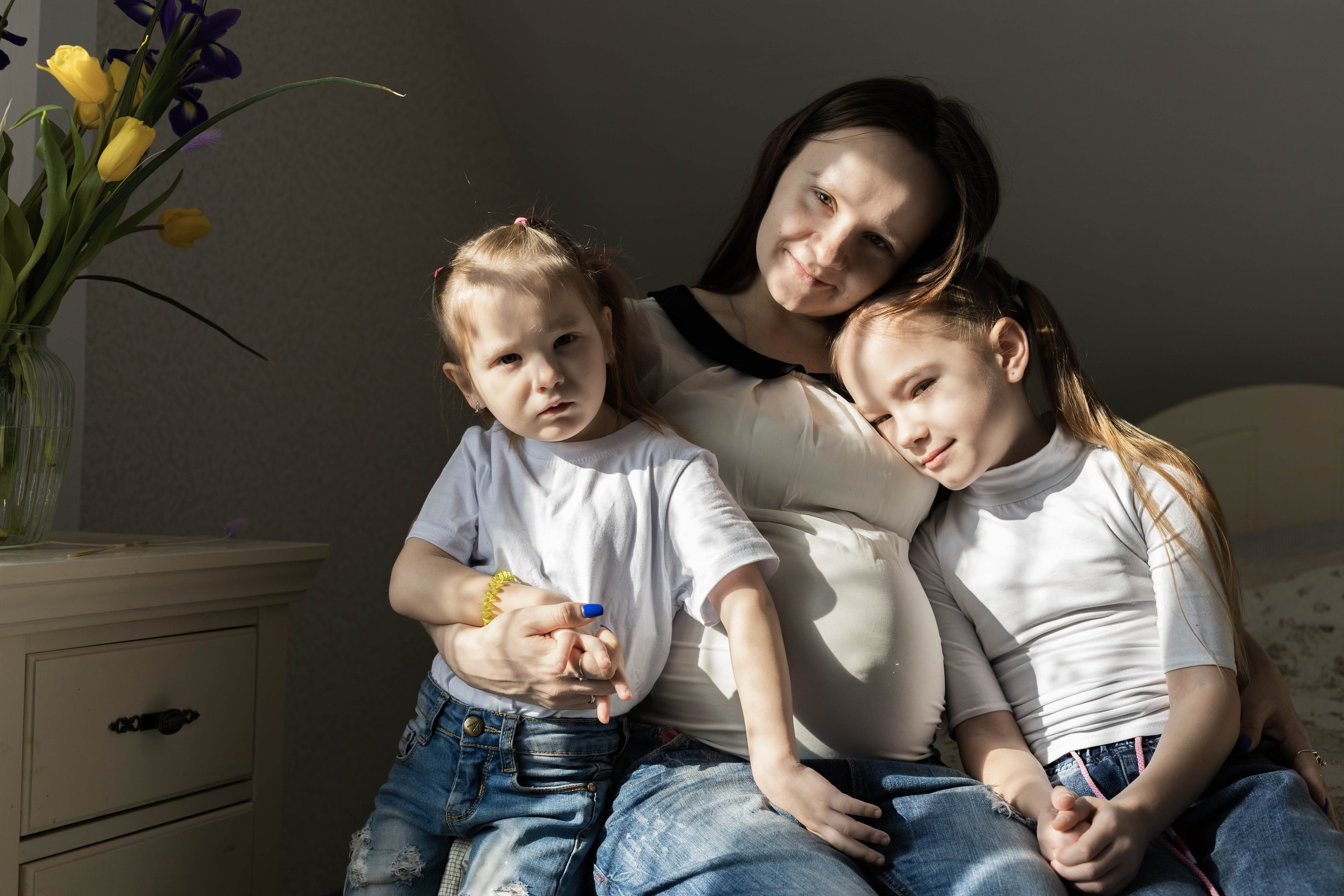 Оля и дочки. Ольга SHREIBICUS — Фотография беременности и новорожденных Оренбург